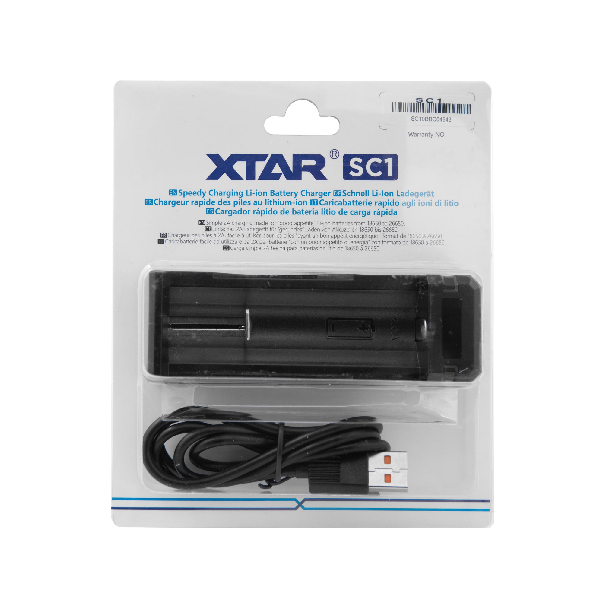 XTAR SC1 1 Channel Battery Charger