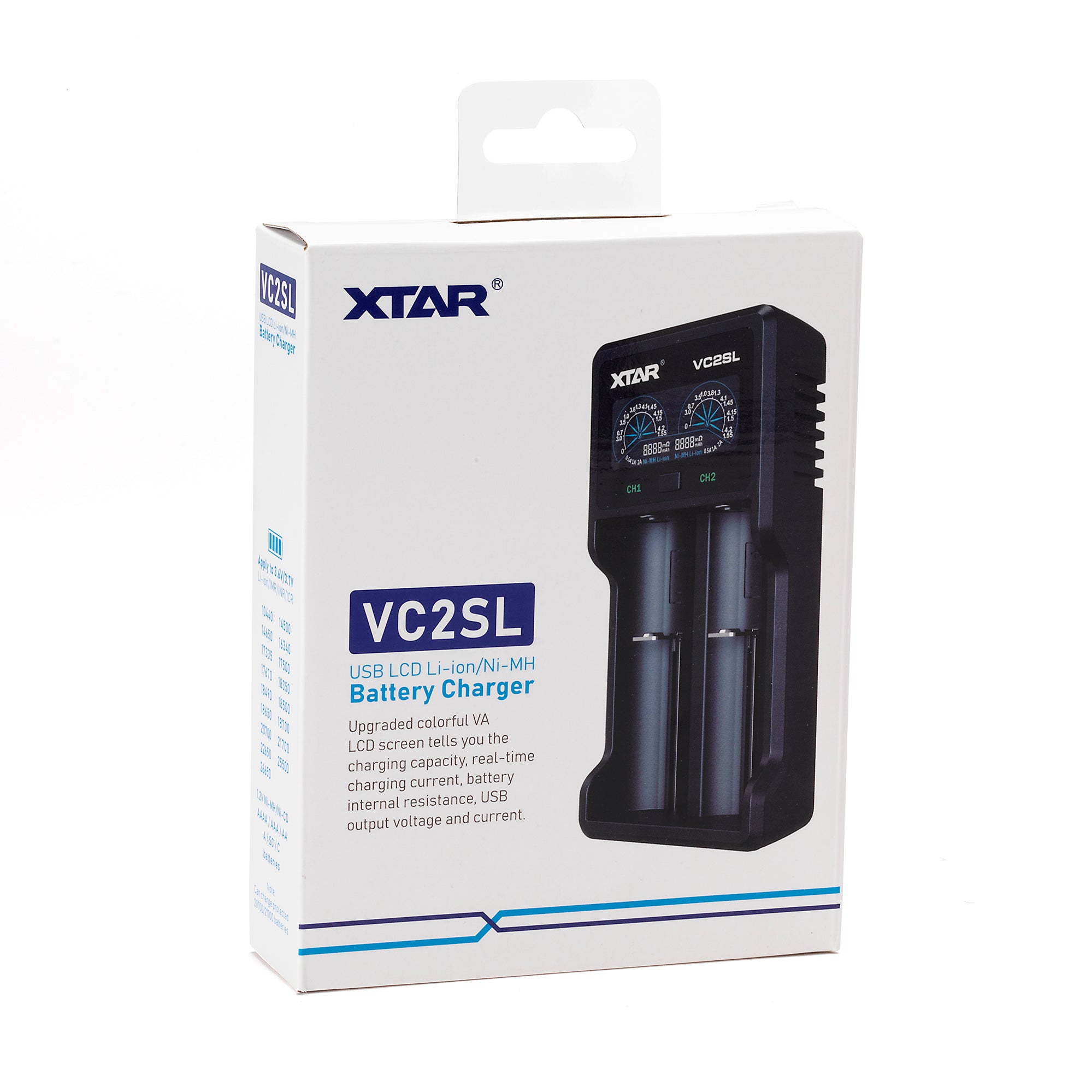 XTAR VC2SL 2 Channel Digital Battery Charger