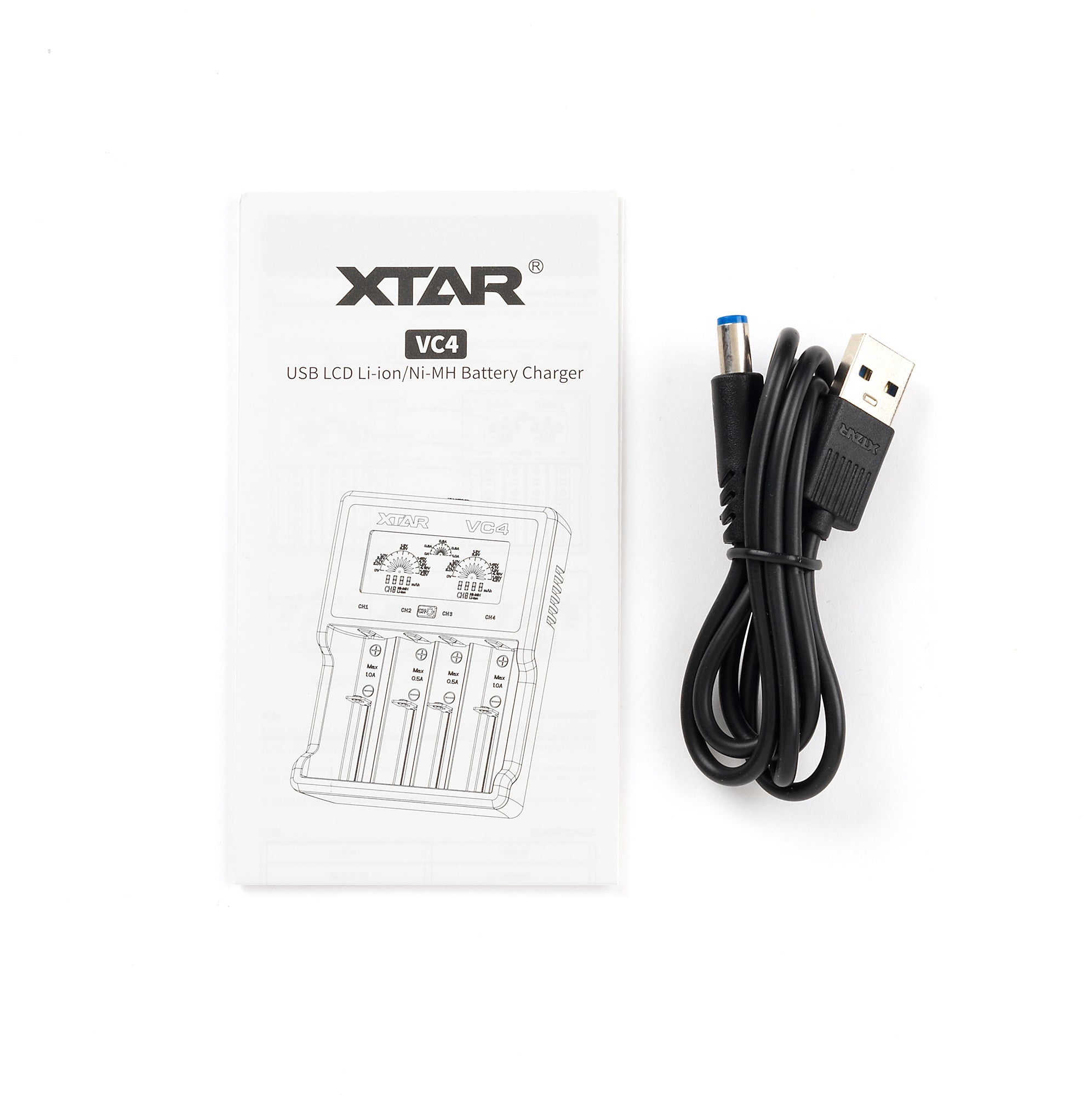 XTAR VC4 4 Channel Digital Battery Charger