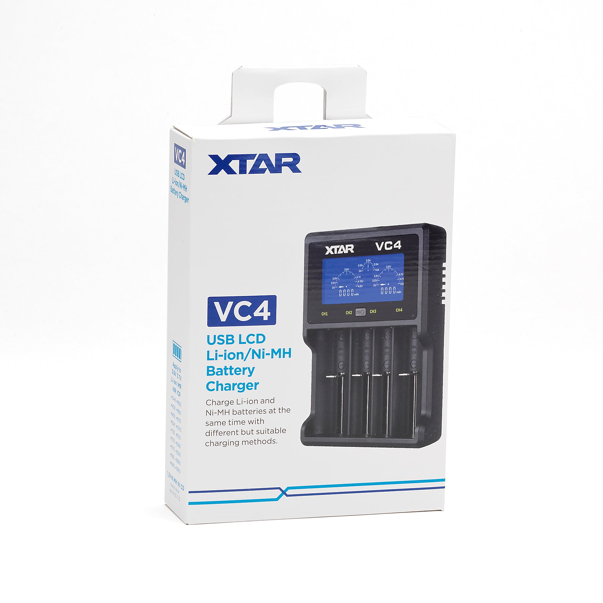 XTAR VC4 4 Channel Digital Battery Charger