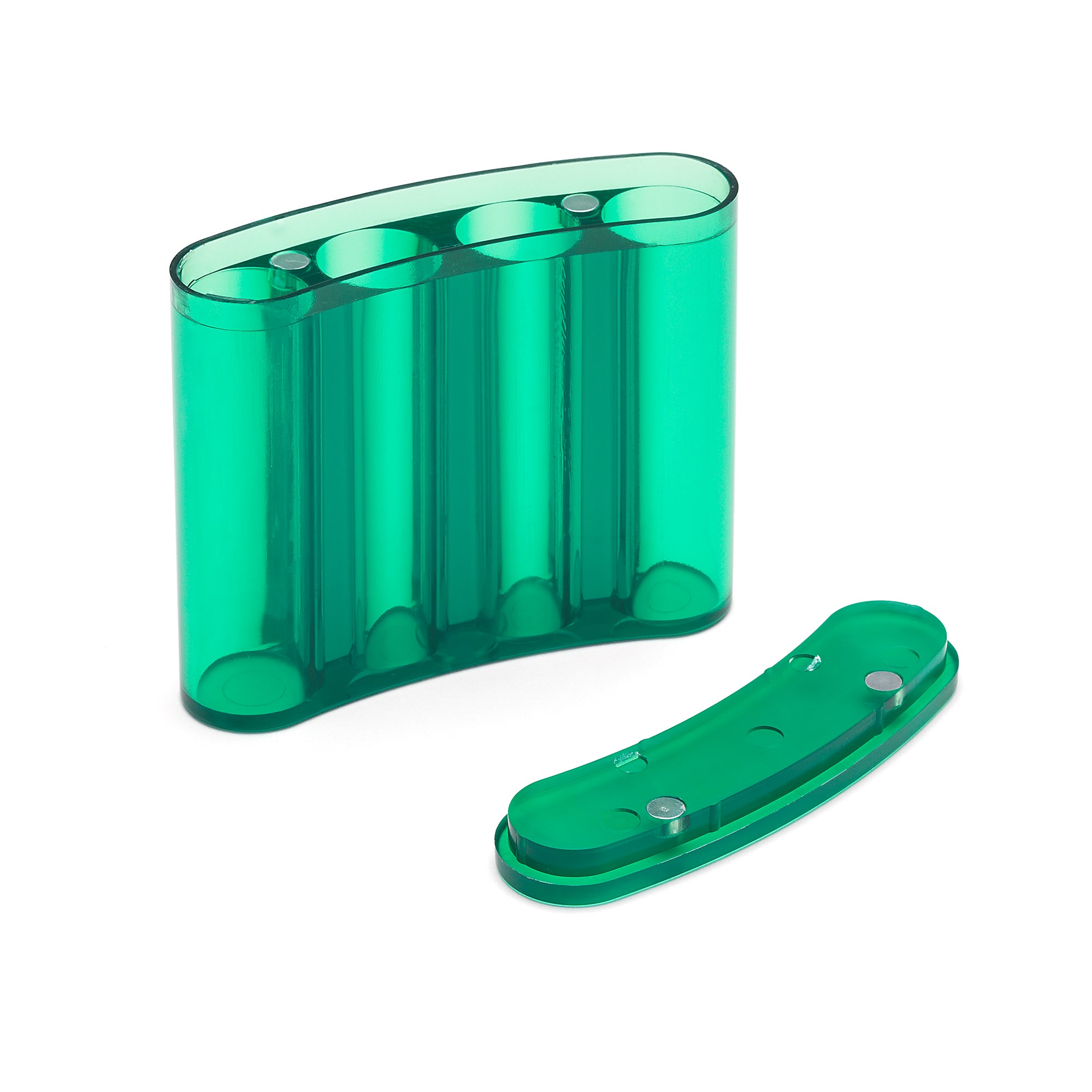 18650 Battery Flask with Magnetic Closure (4 Cells) - Green