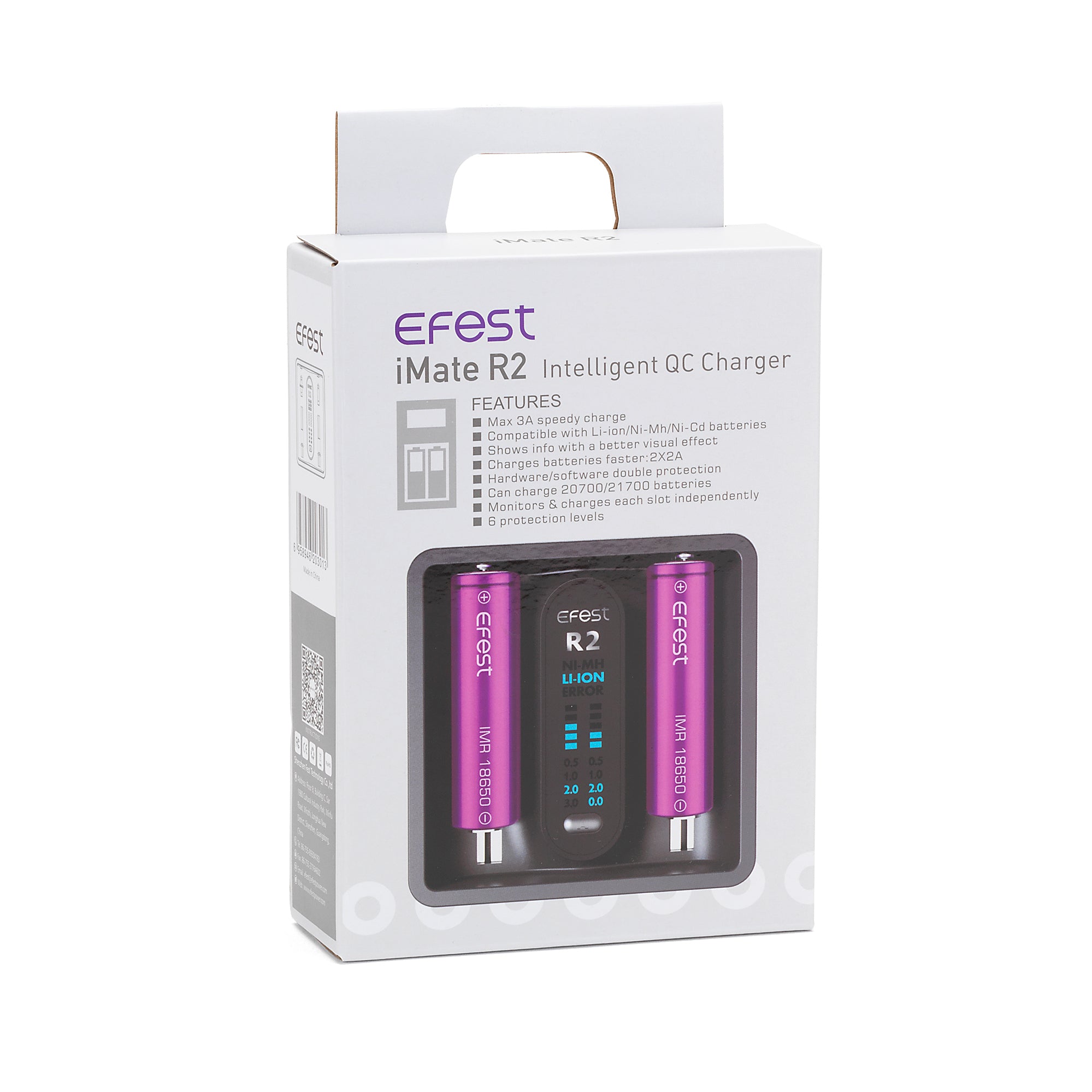 Efest iMate R2 Intelligent QC 2-Channel Charger