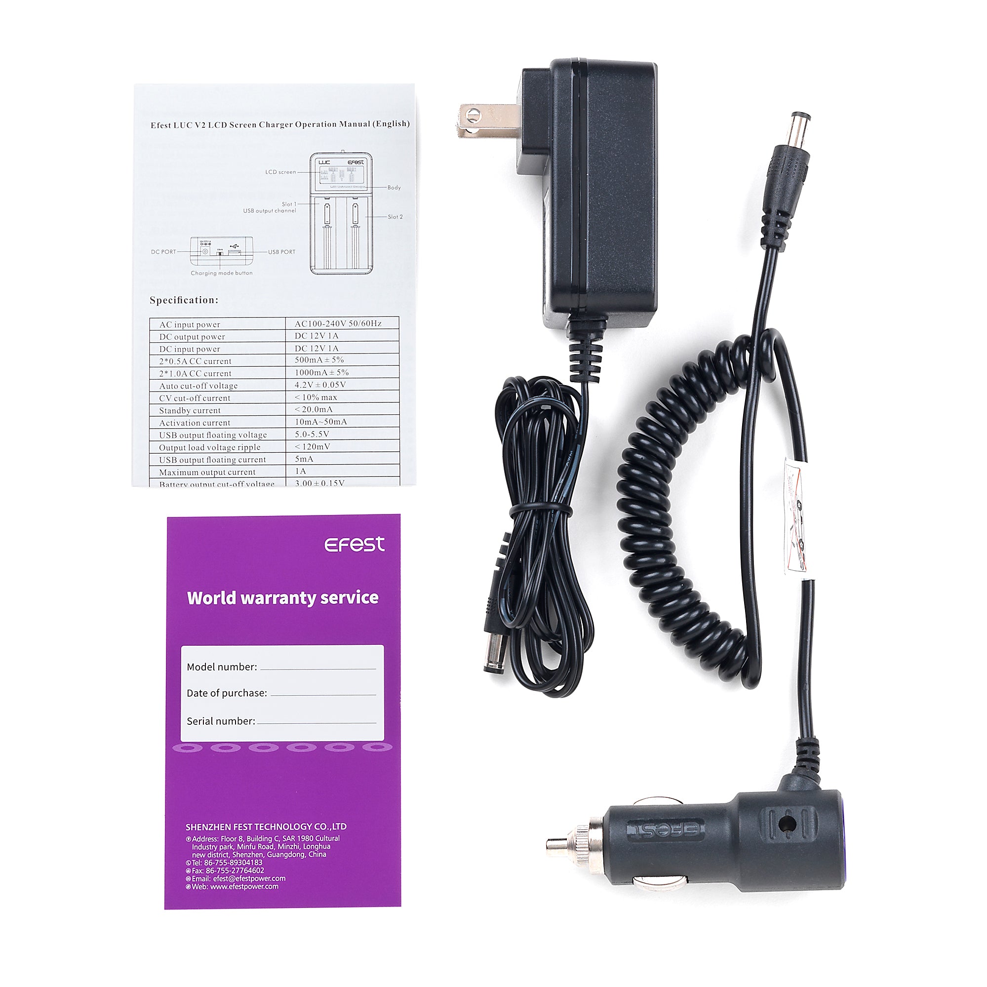 Efest LUC V2 2 Channel Battery Charger