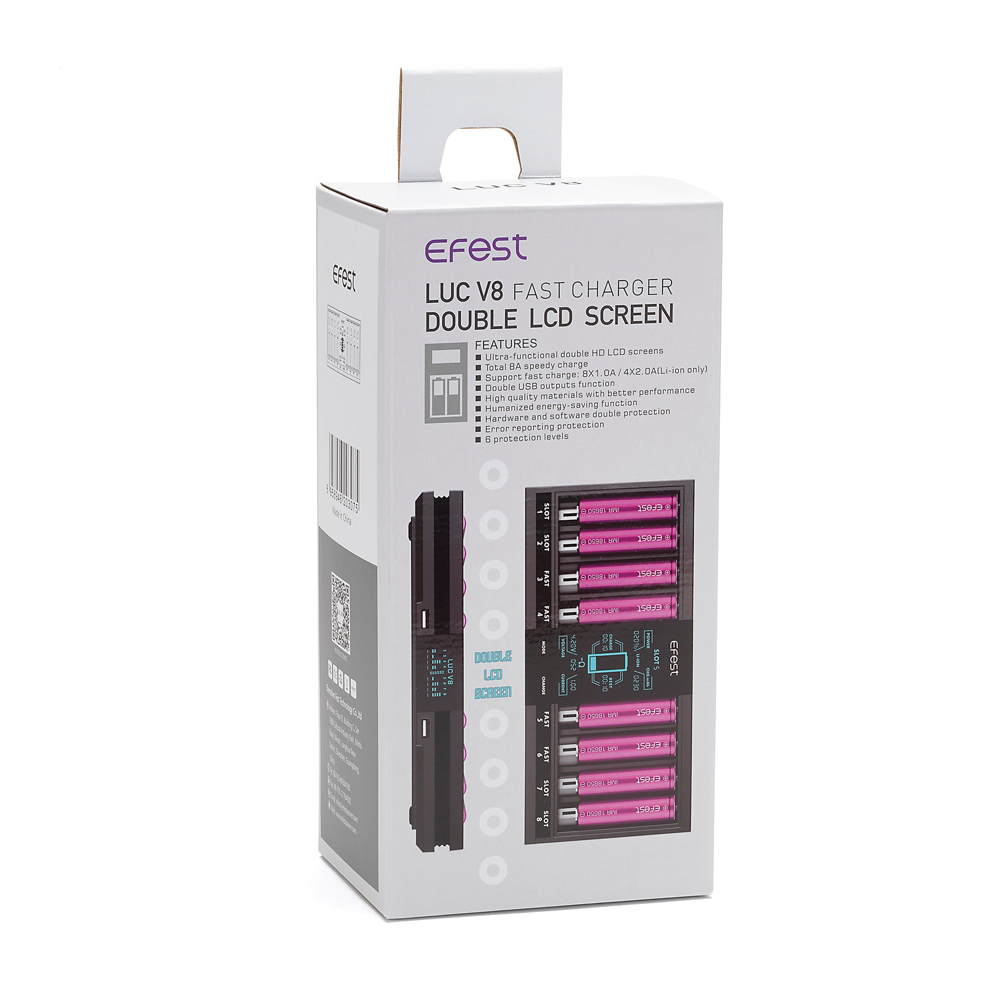 Efest LUC V8 Double Screen Fast Charger