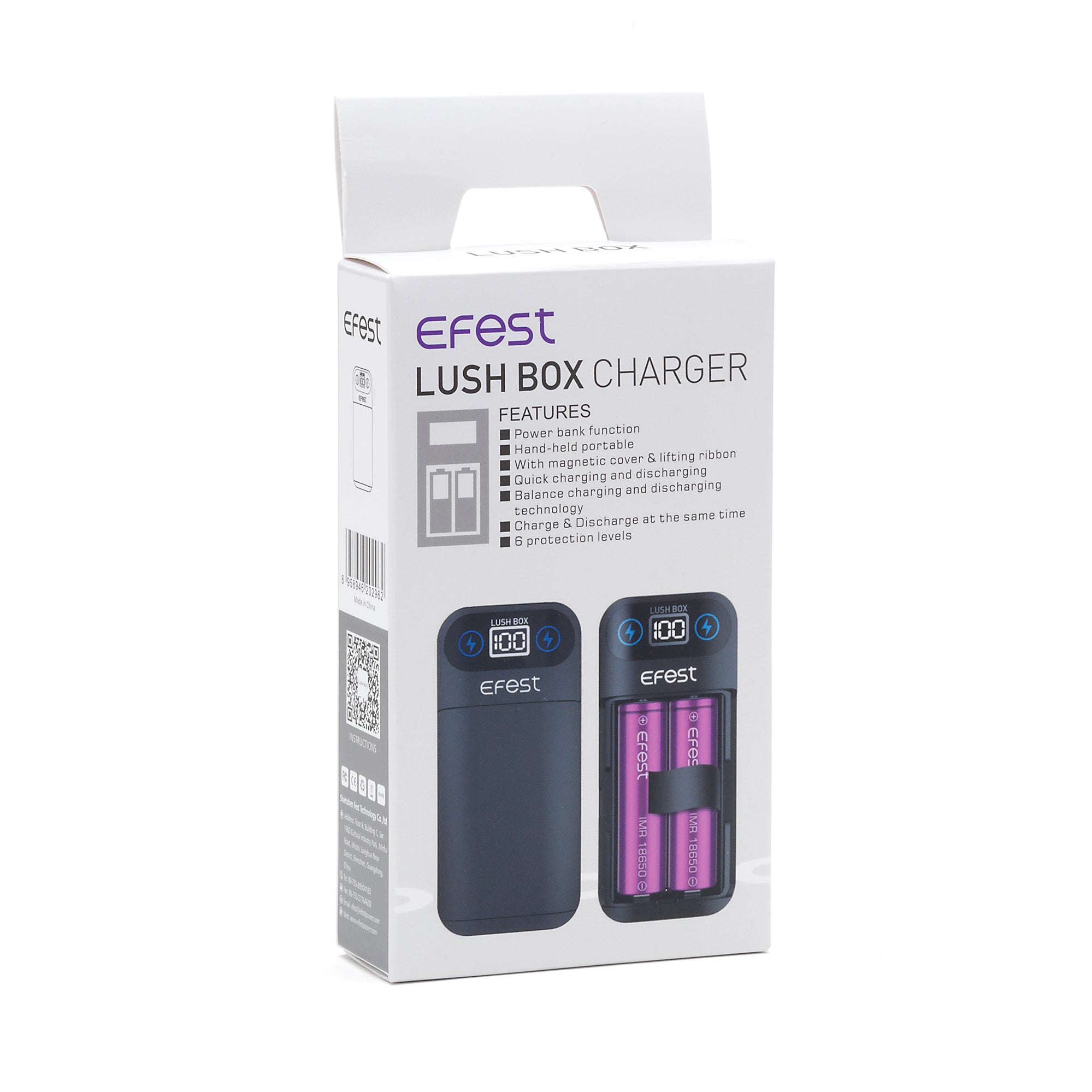 Efest LUSH BOX Charger and Portable Power Bank