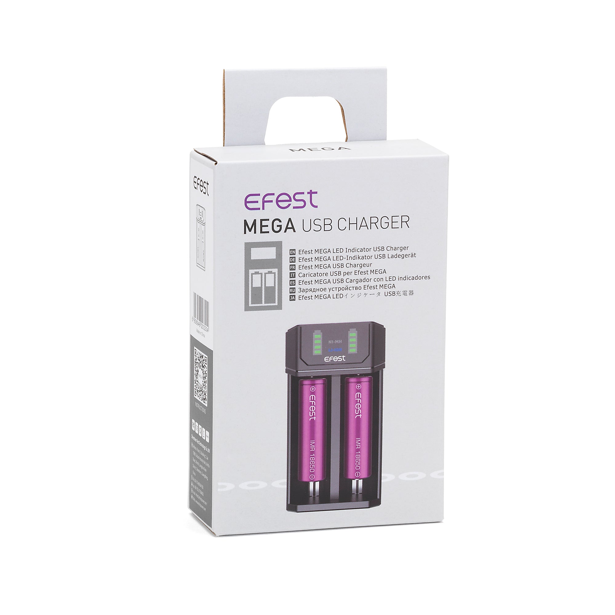 Efest Mega USB Li-ion battery and AA/AAA Battery Charger