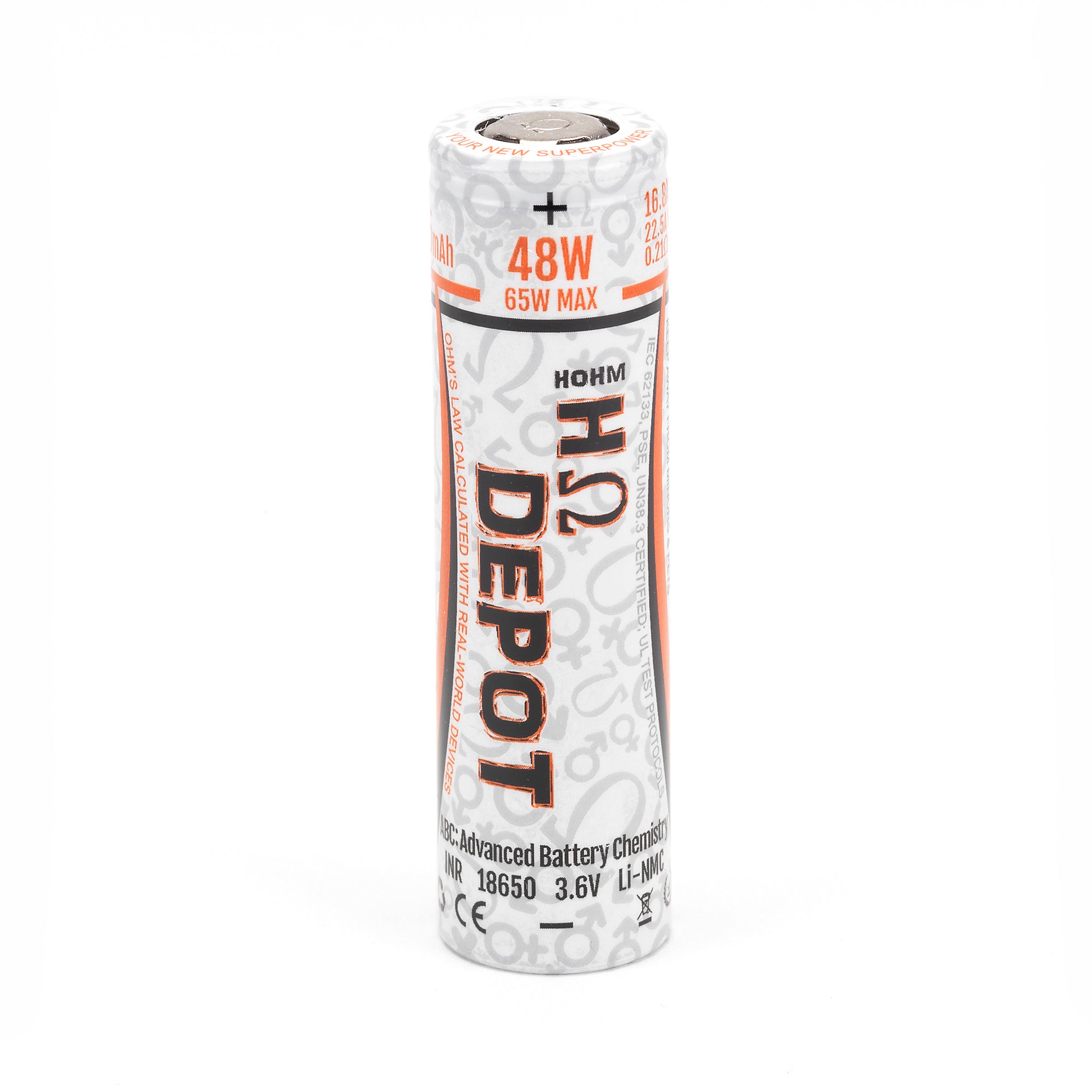 Hohm Tech Depot 18650 3005mAh 16.8A Battery