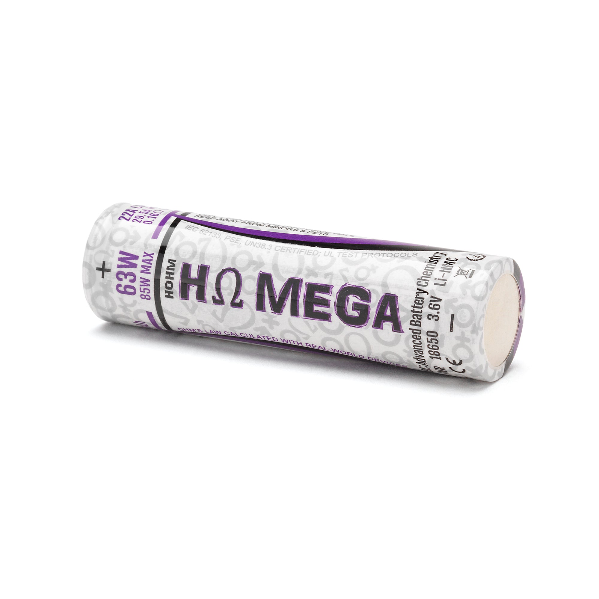 Hohm Tech Mega 18650 2505mAh 22A Battery