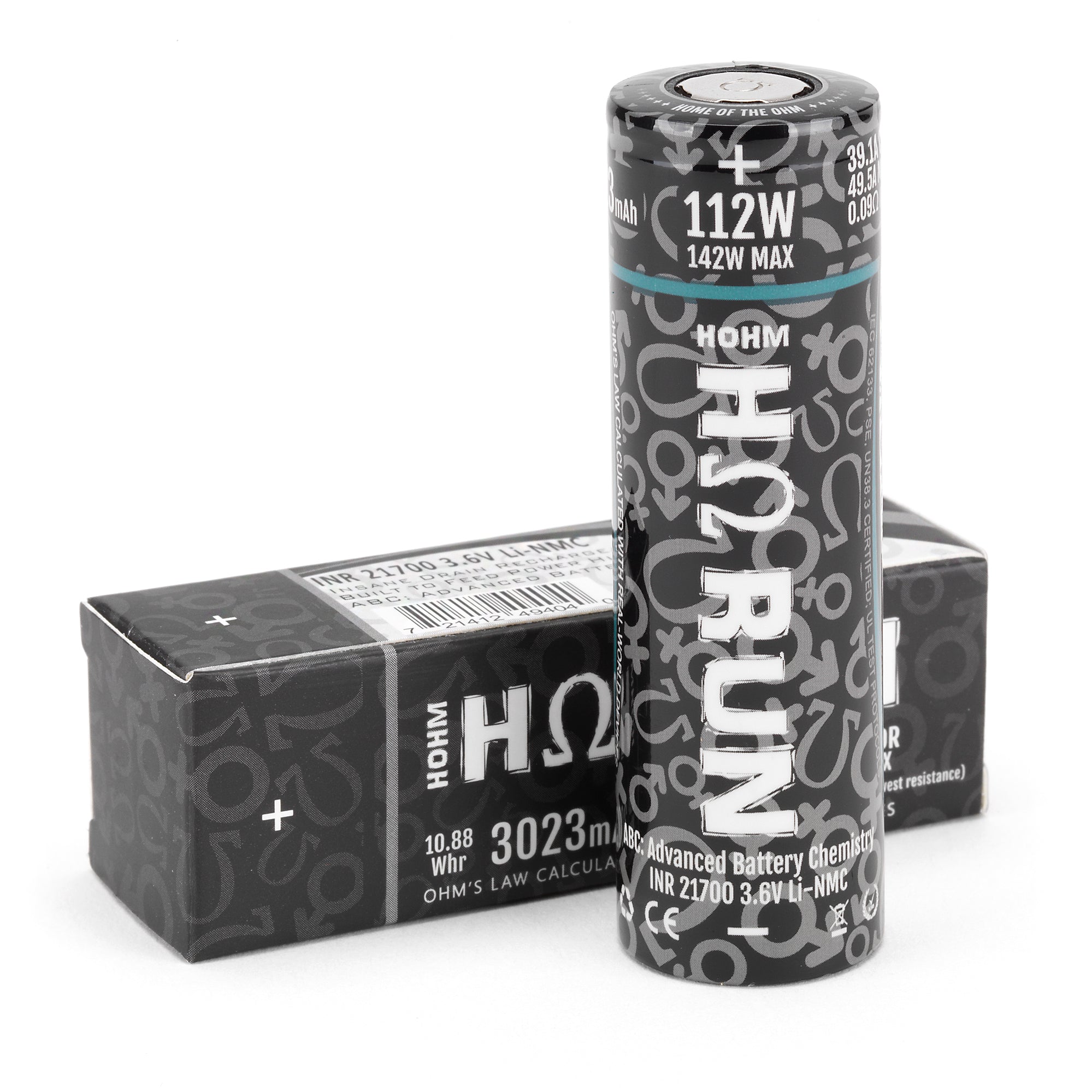 Hohm Run 21700 High-Output 3023mAh Lithium-Ion Cell