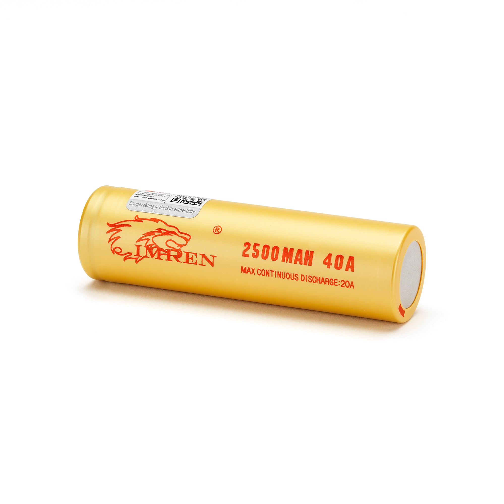 IMREN 18650 2500mAh Battery