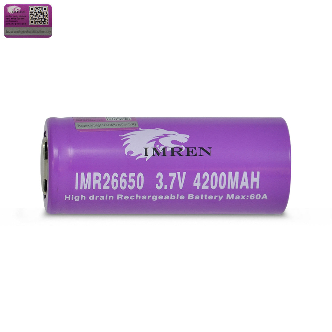 IMREN 26650 4200mAh Batter