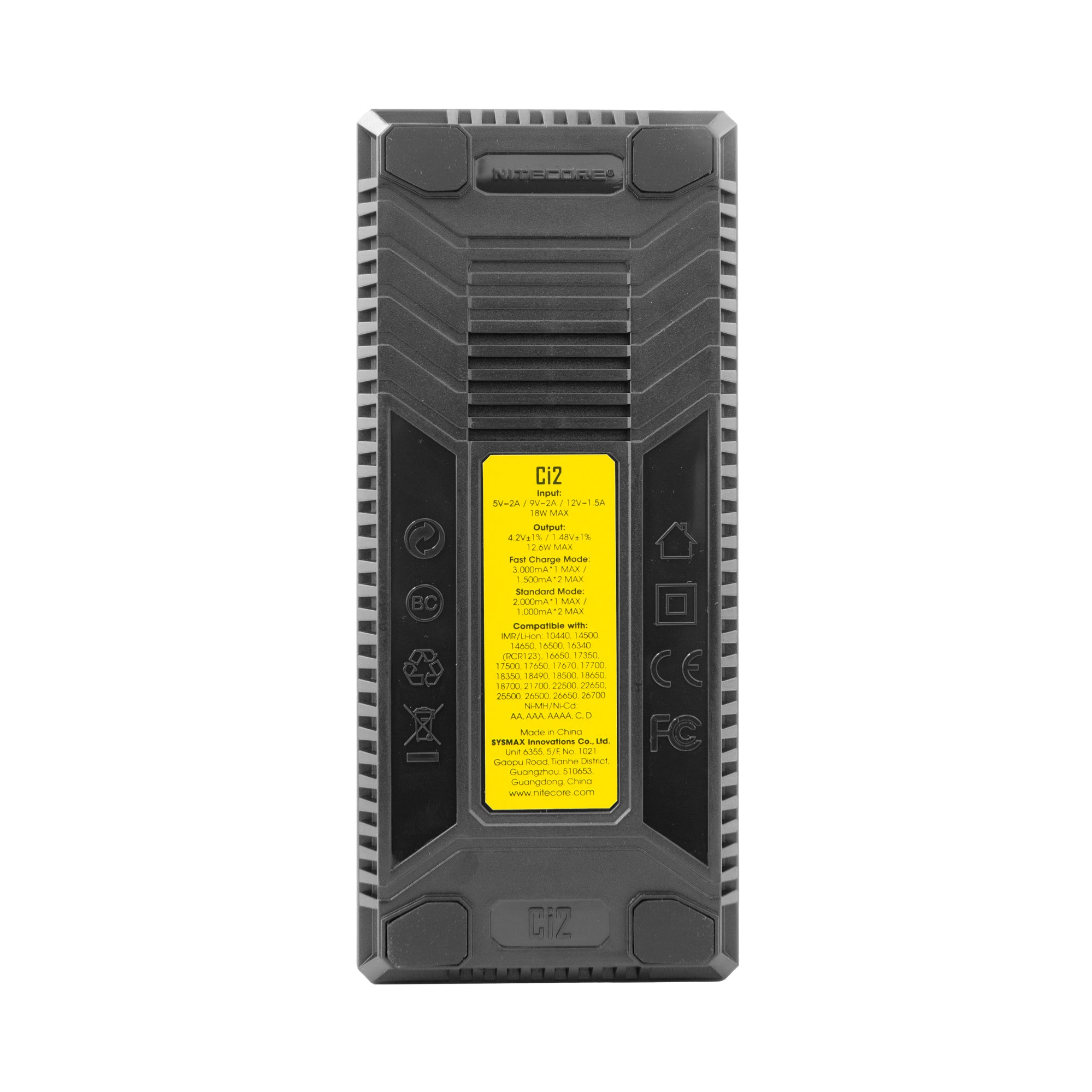 Nitecore Ci2 Intelligent USB-C Dual Slot Battery Charger