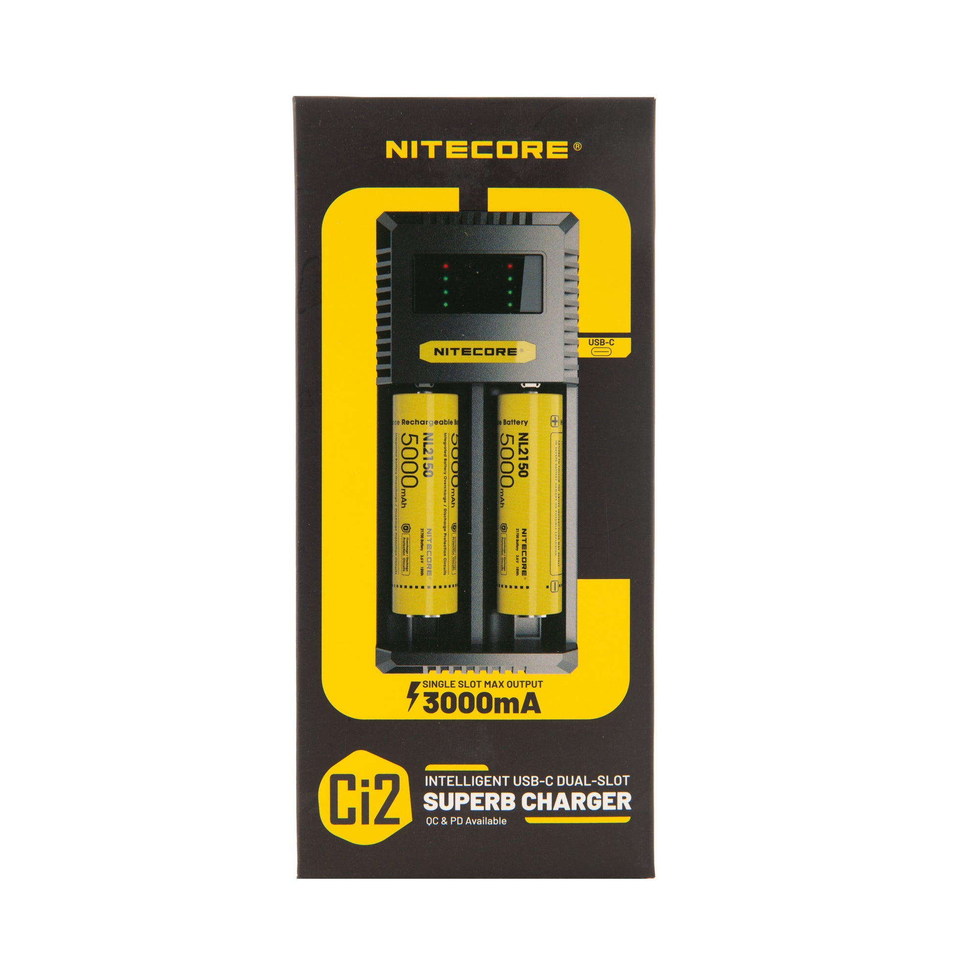 Nitecore Ci2 Intelligent USB-C Dual Slot Battery Charger