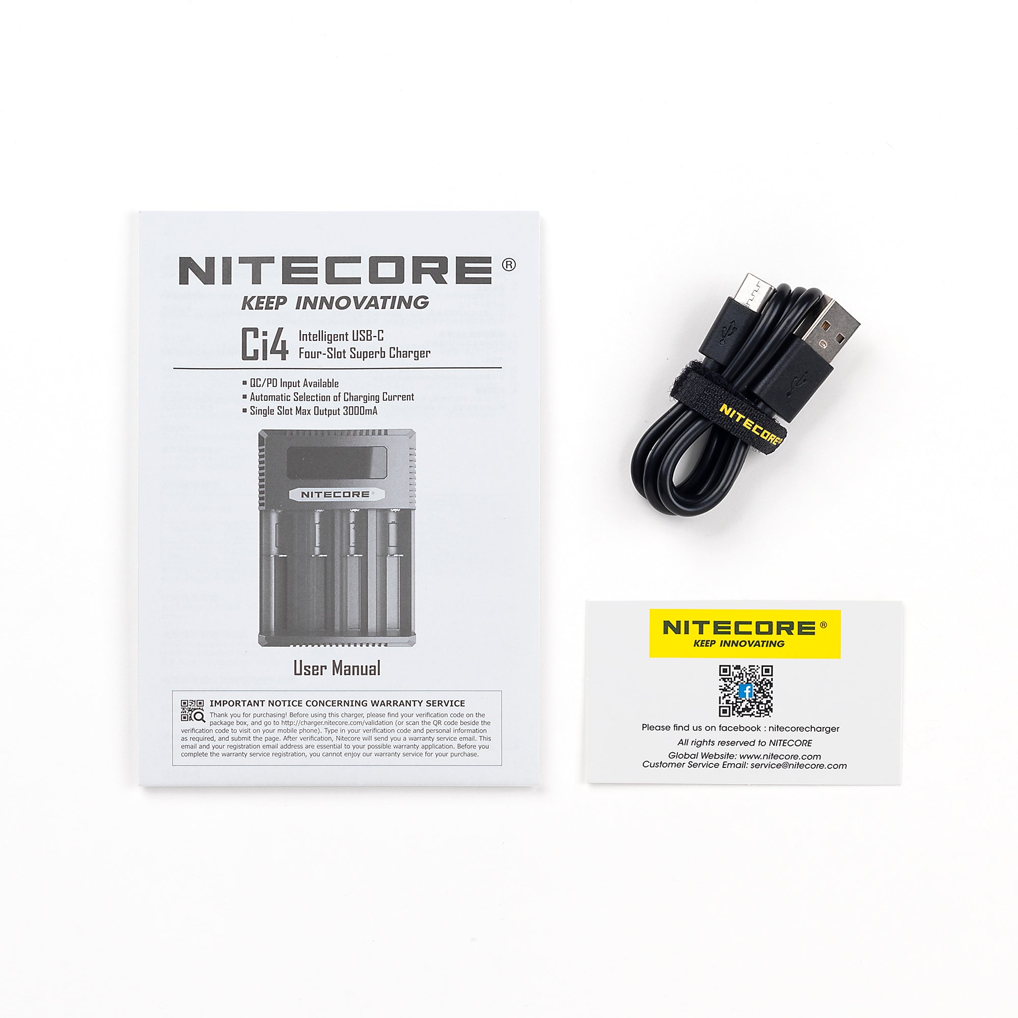 Nitecore Ci4 Intelligent USB-C Four-Slot Battery Charger