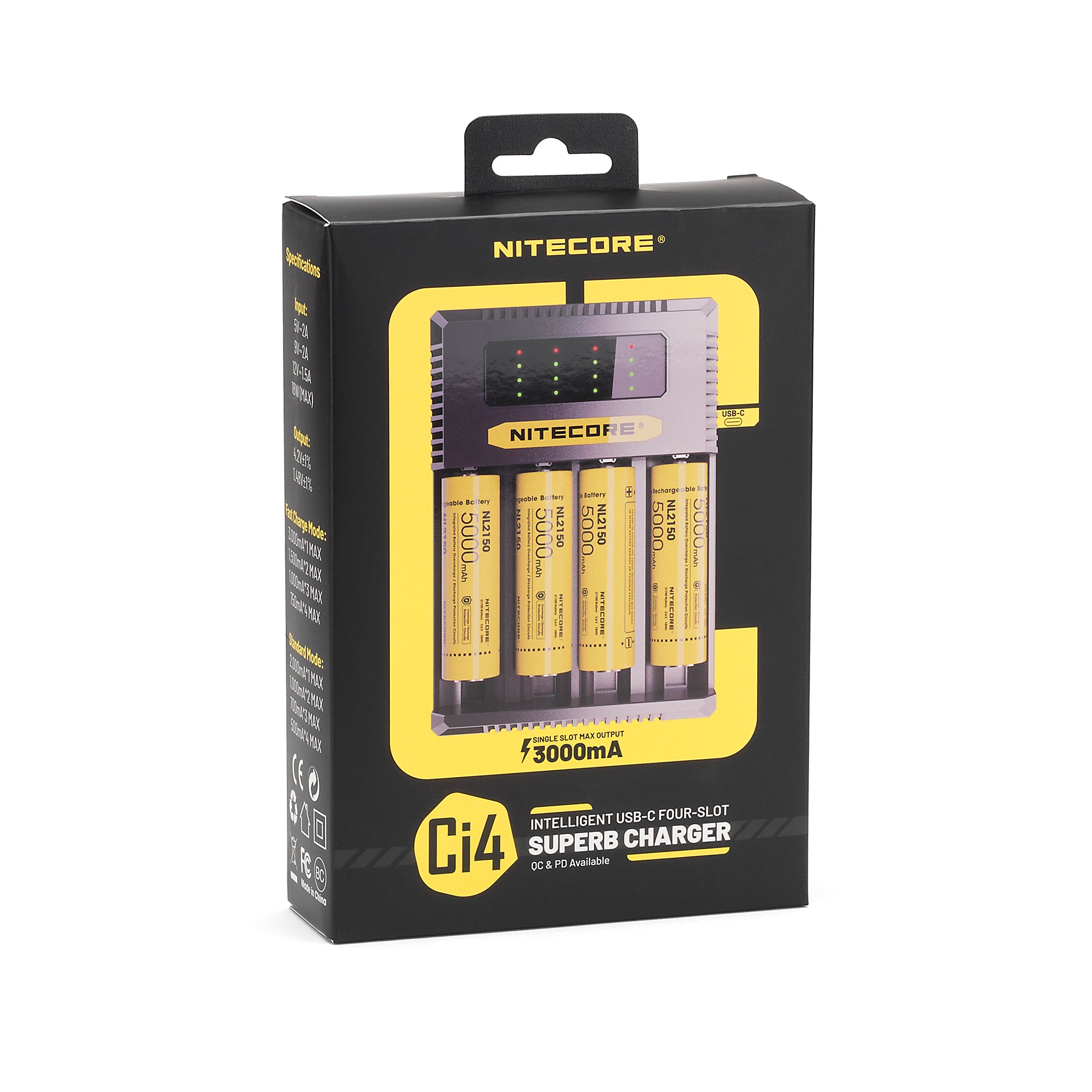 Nitecore Ci4 Intelligent USB-C Four-Slot Battery Charger