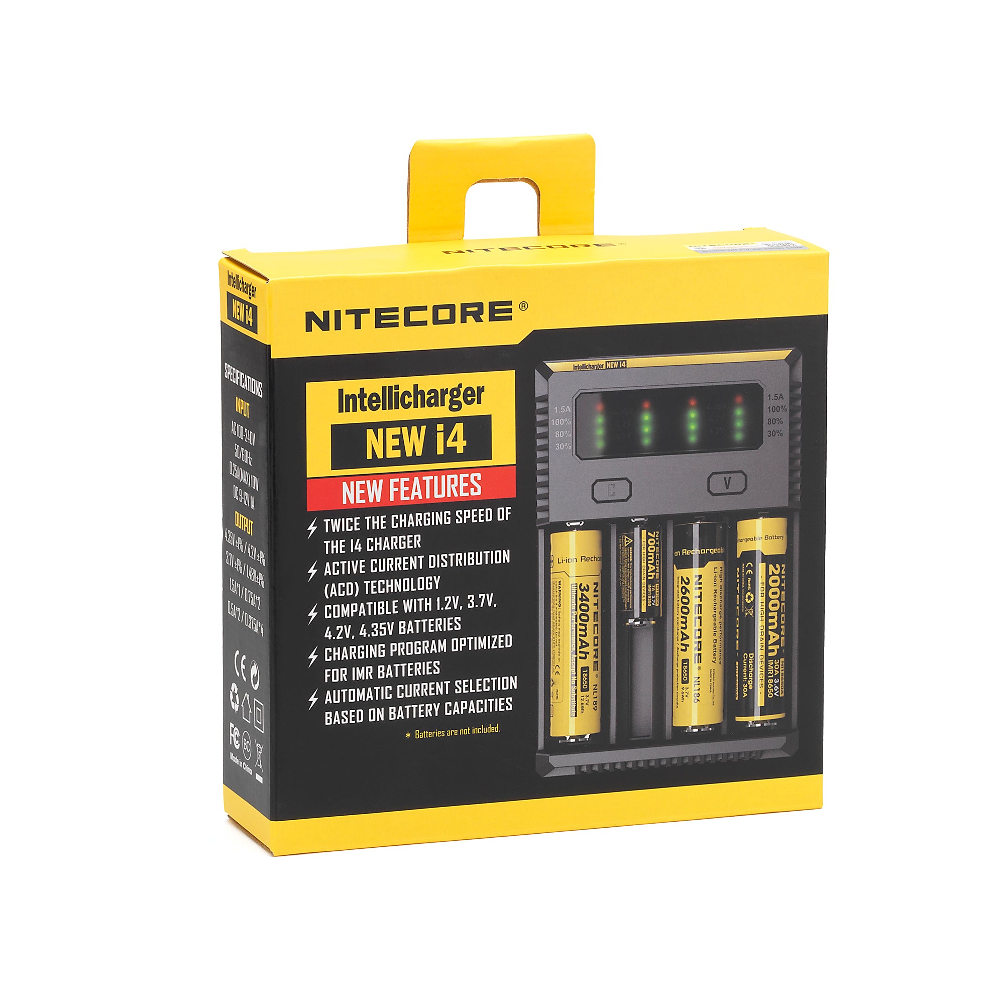 Nitecore i4 4 Channel Battery Charger