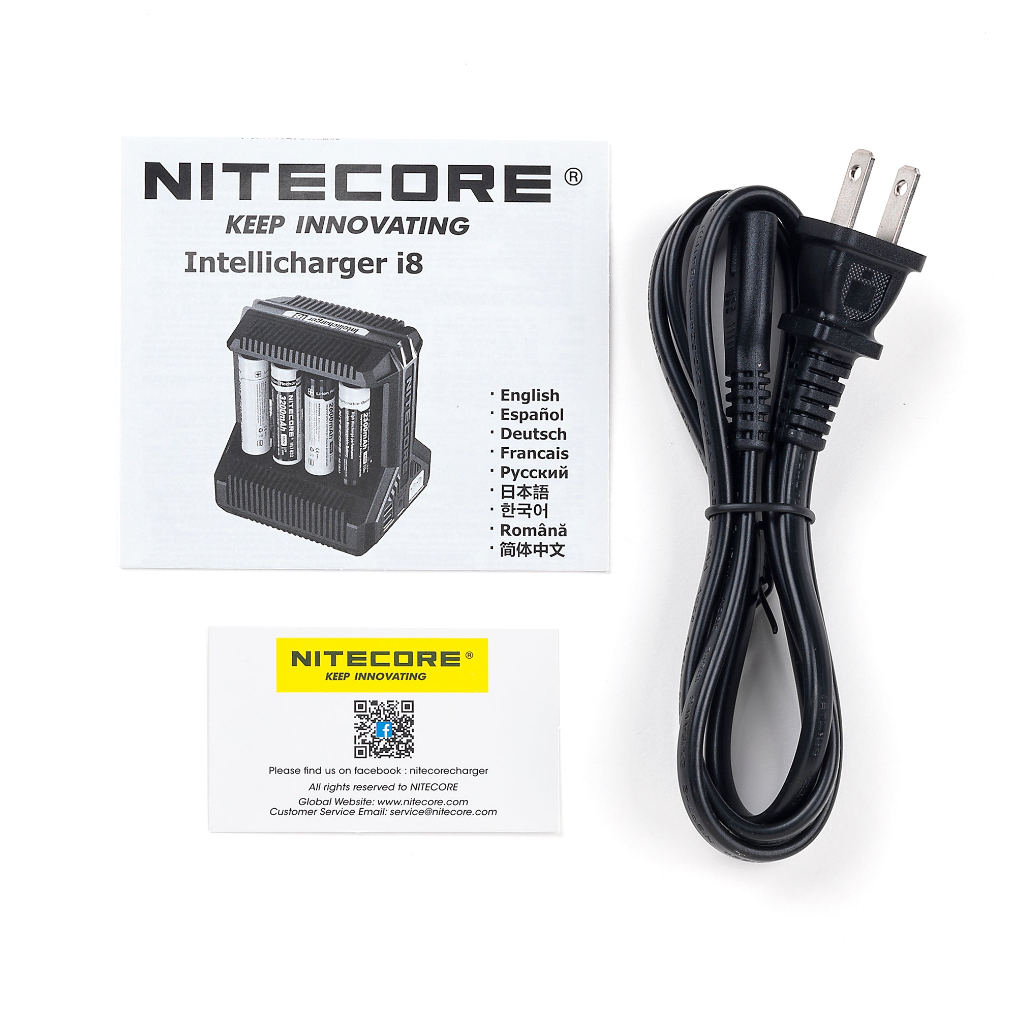 Nitecore i8 8 Channel Battery Charger