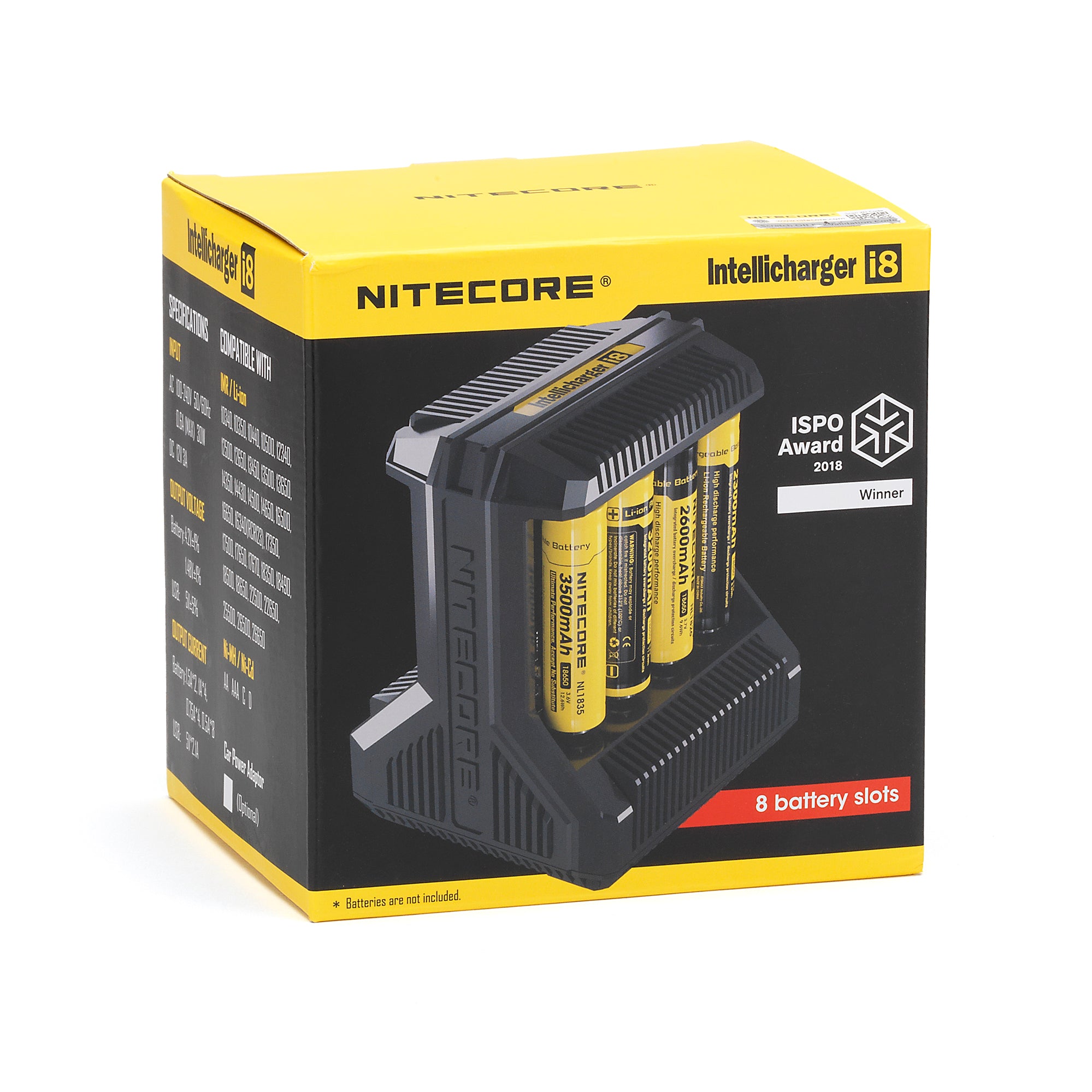 Nitecore i8 8 Channel Battery Charger