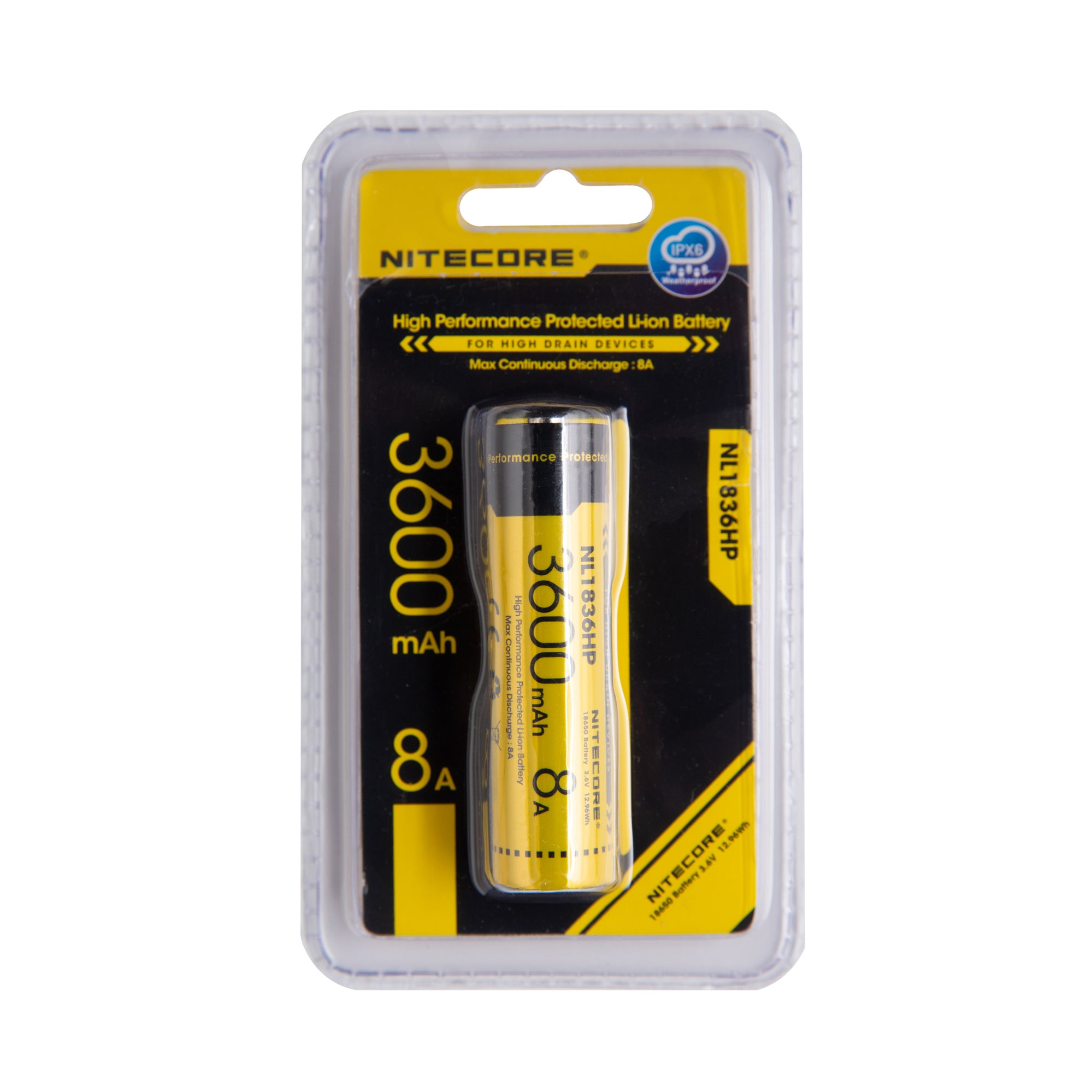 Nitecore NL1836HP 18650 3600mAh Protected Battery