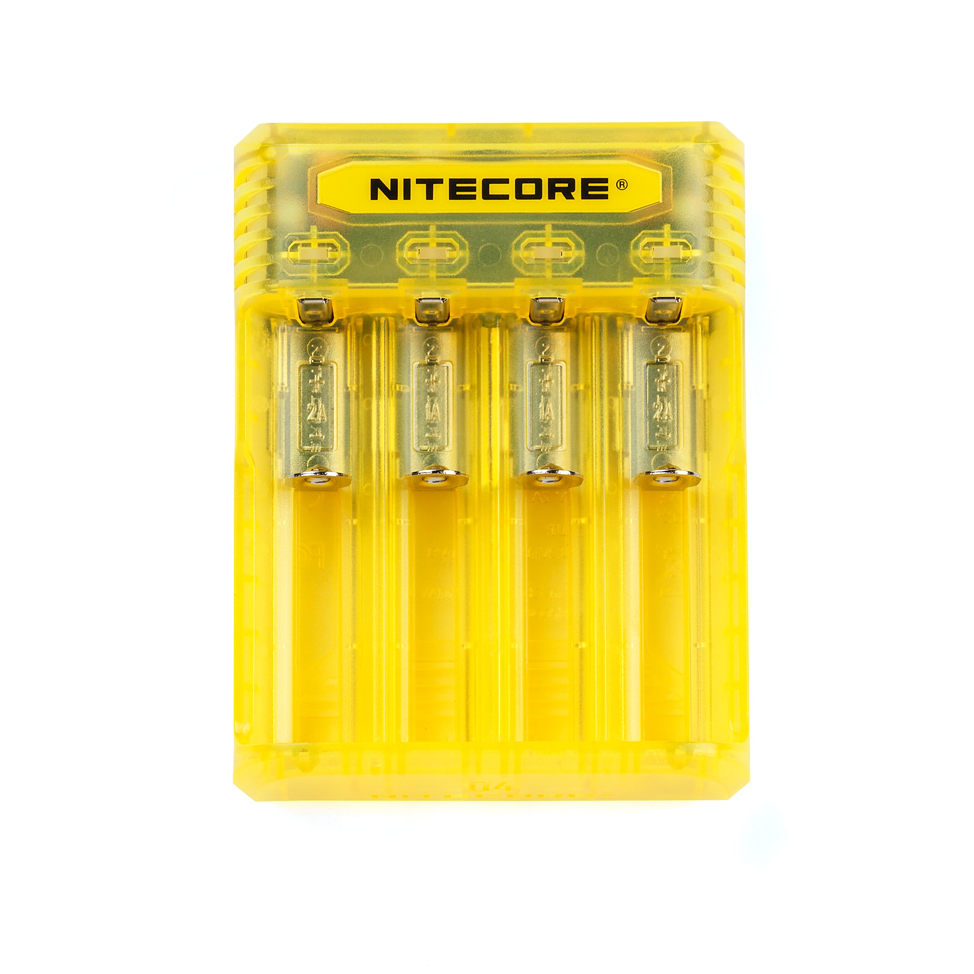 Nitecore Q4 4 Channel Battery Charger - Yellow