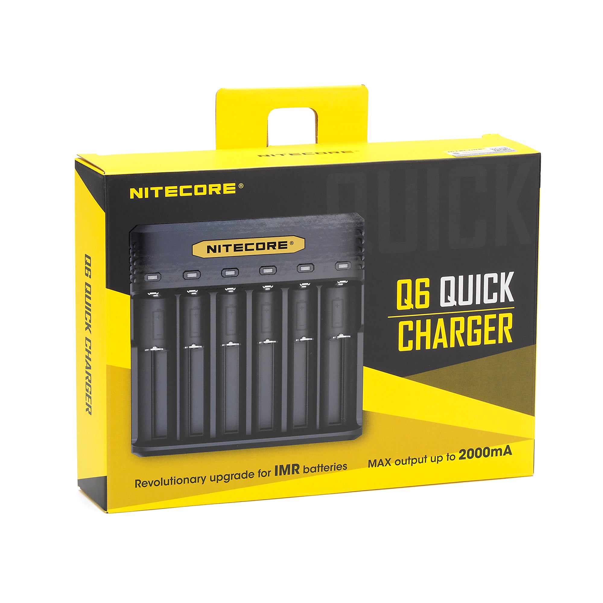 Nitecore Q6 6 Channel Battery Charger - Black