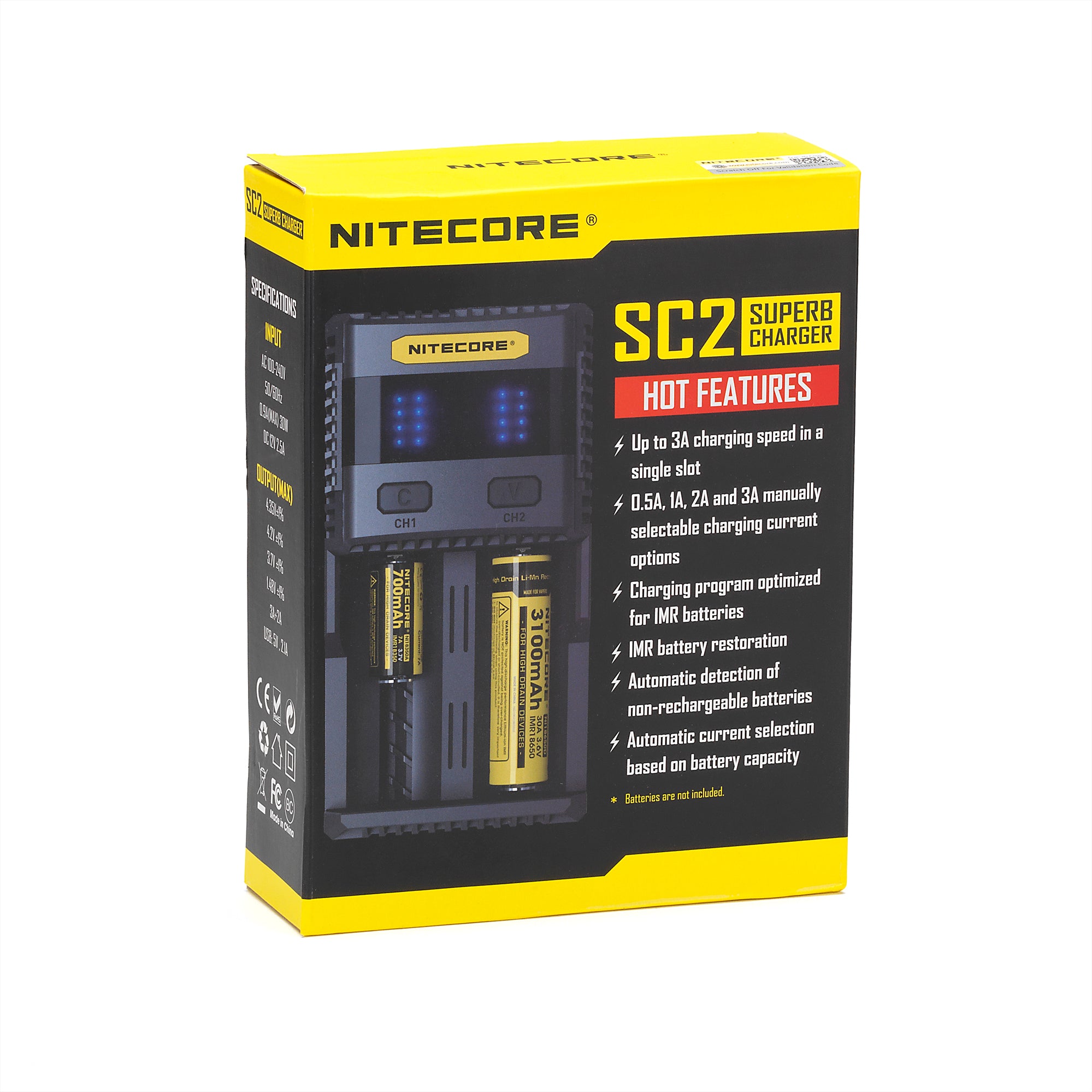 Nitecore SC2 2 Channel Battery Charger