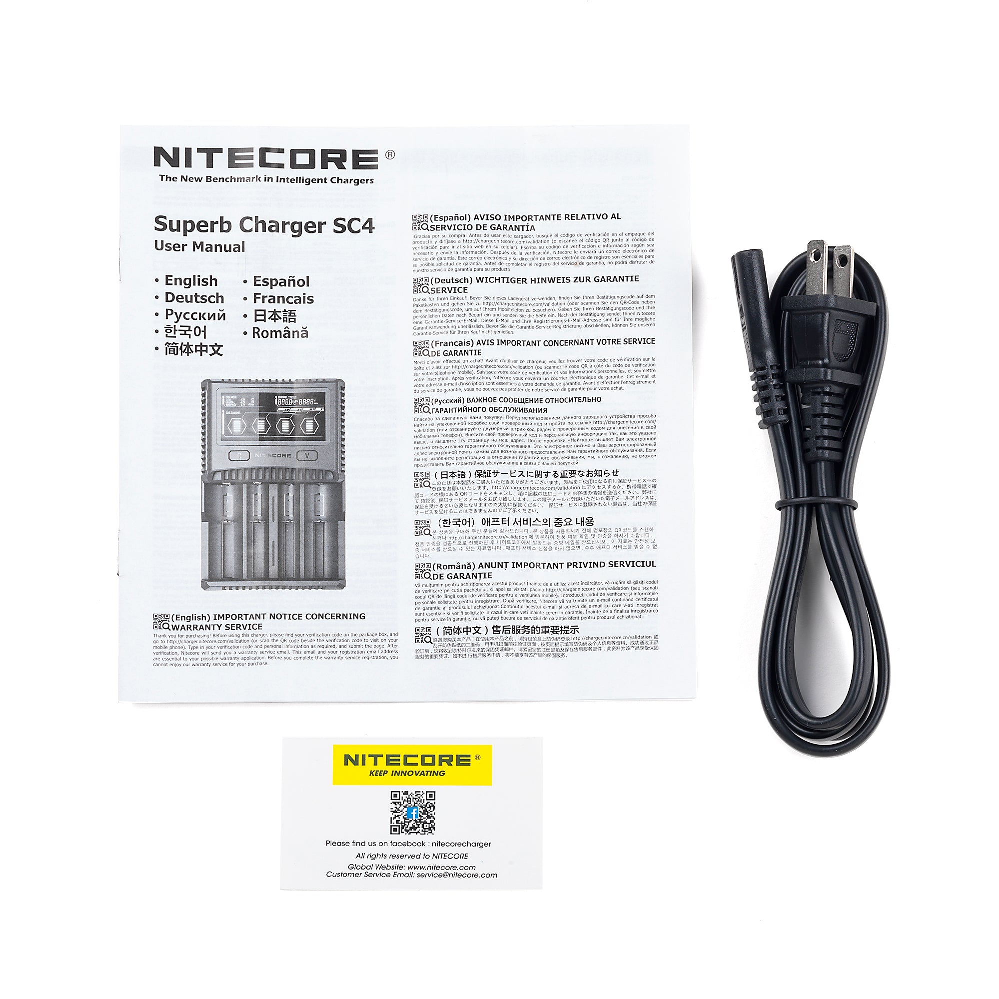 Nitecore SC4 4 Channel Battery Charger