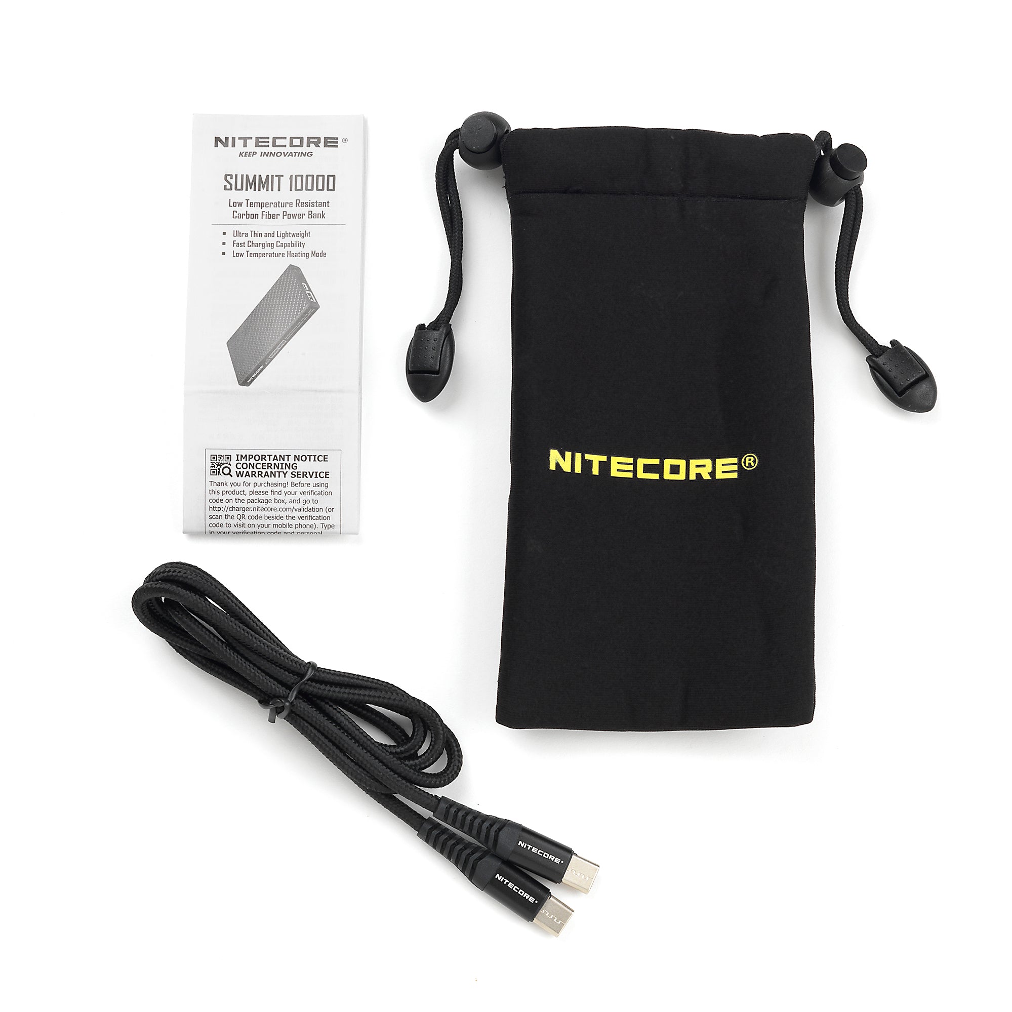 NITECORE Summit 10000 10,000mAh Power Bank for Low Temperatures