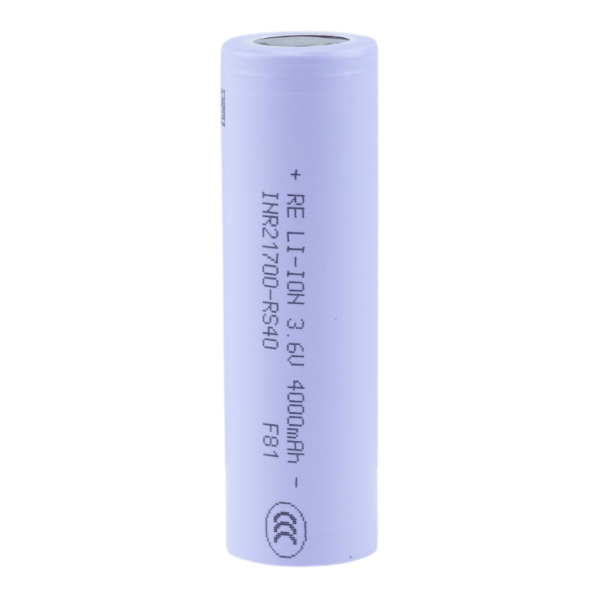 Reliance RS40 21700 4000mAh 70A Tabless Battery