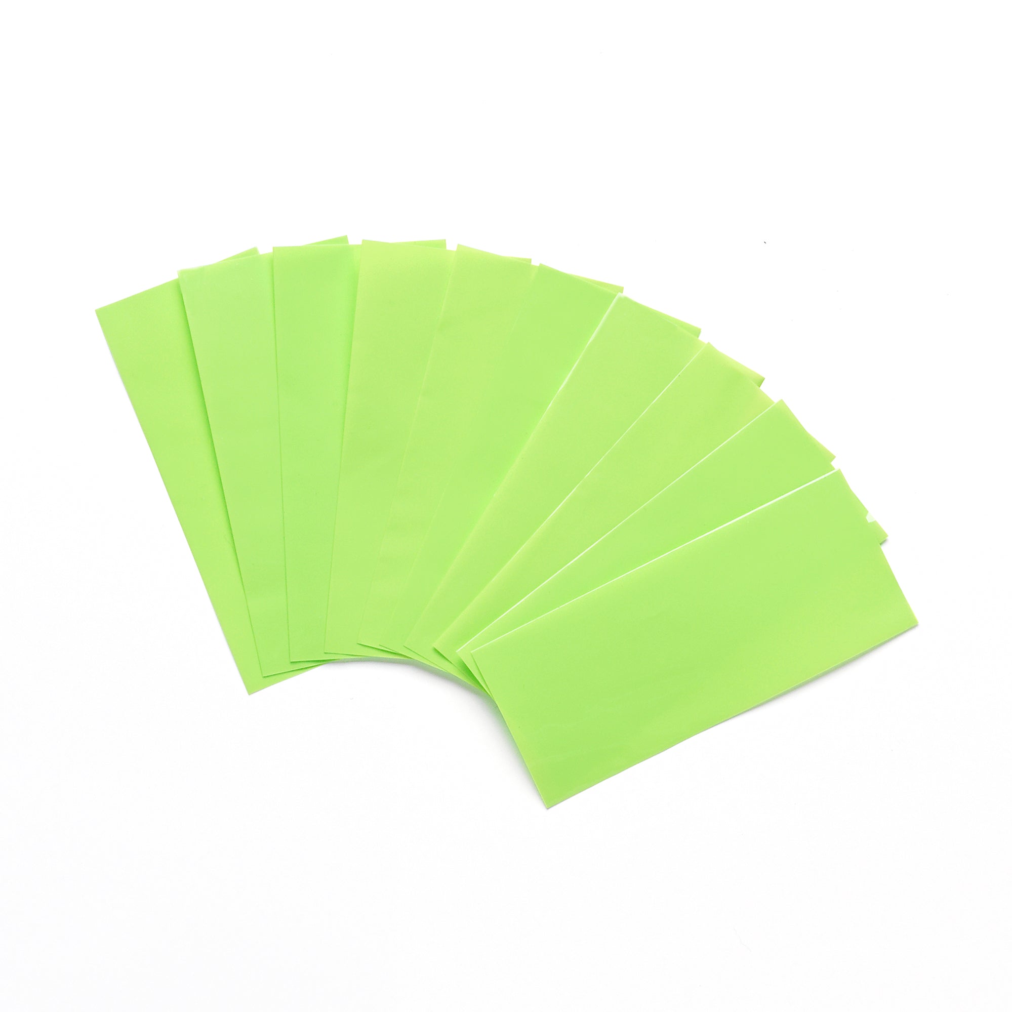 18650 Battery Wraps - 10pcs - Lime Green