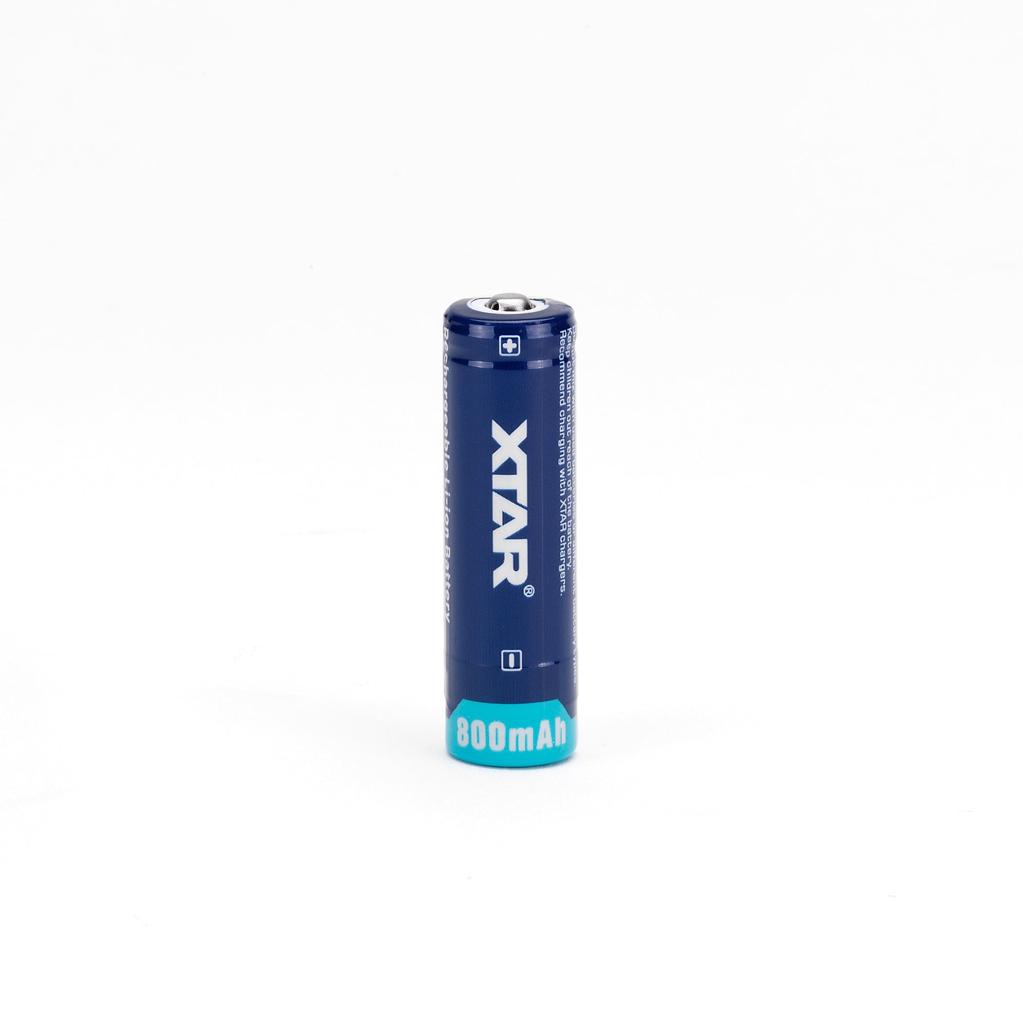 XTAR 14500 800mAh Battery - Protected Button Top