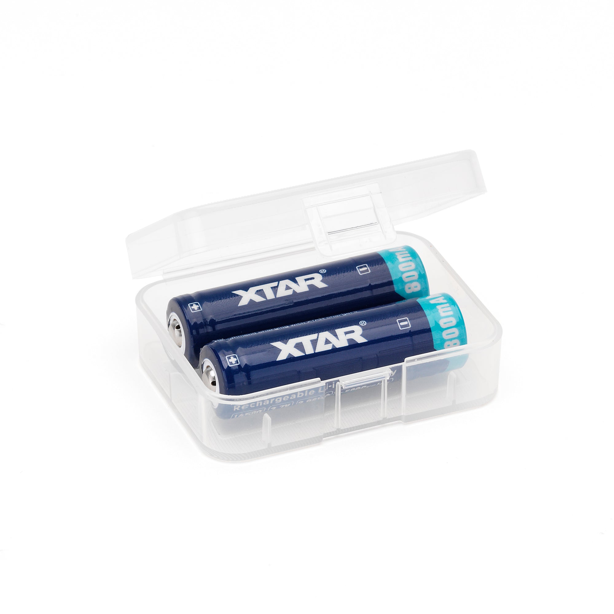 XTAR 14500 800mAh Battery - Protected Button Top