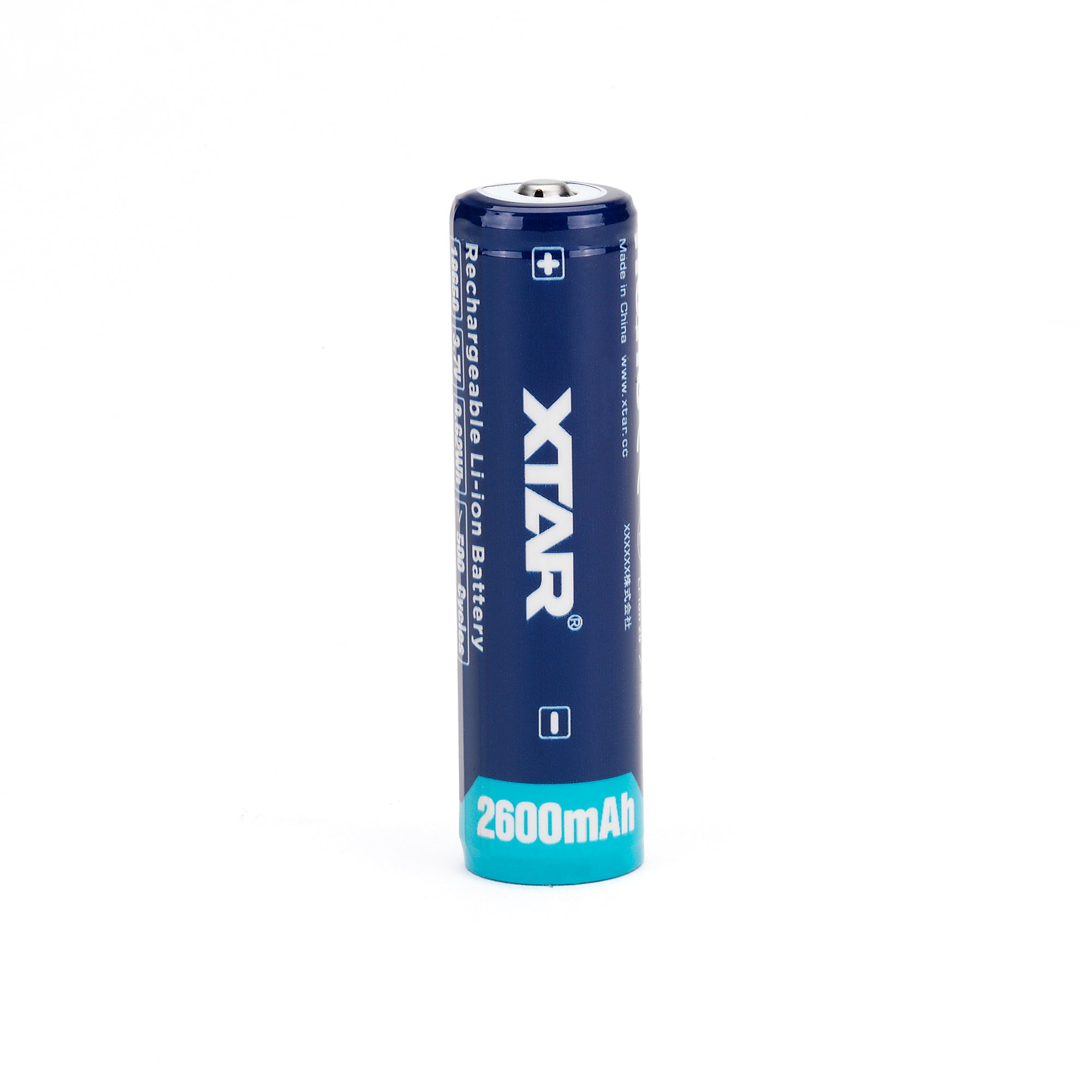 XTAR 18650 2600mAh 5A Battery - Protected Button Top