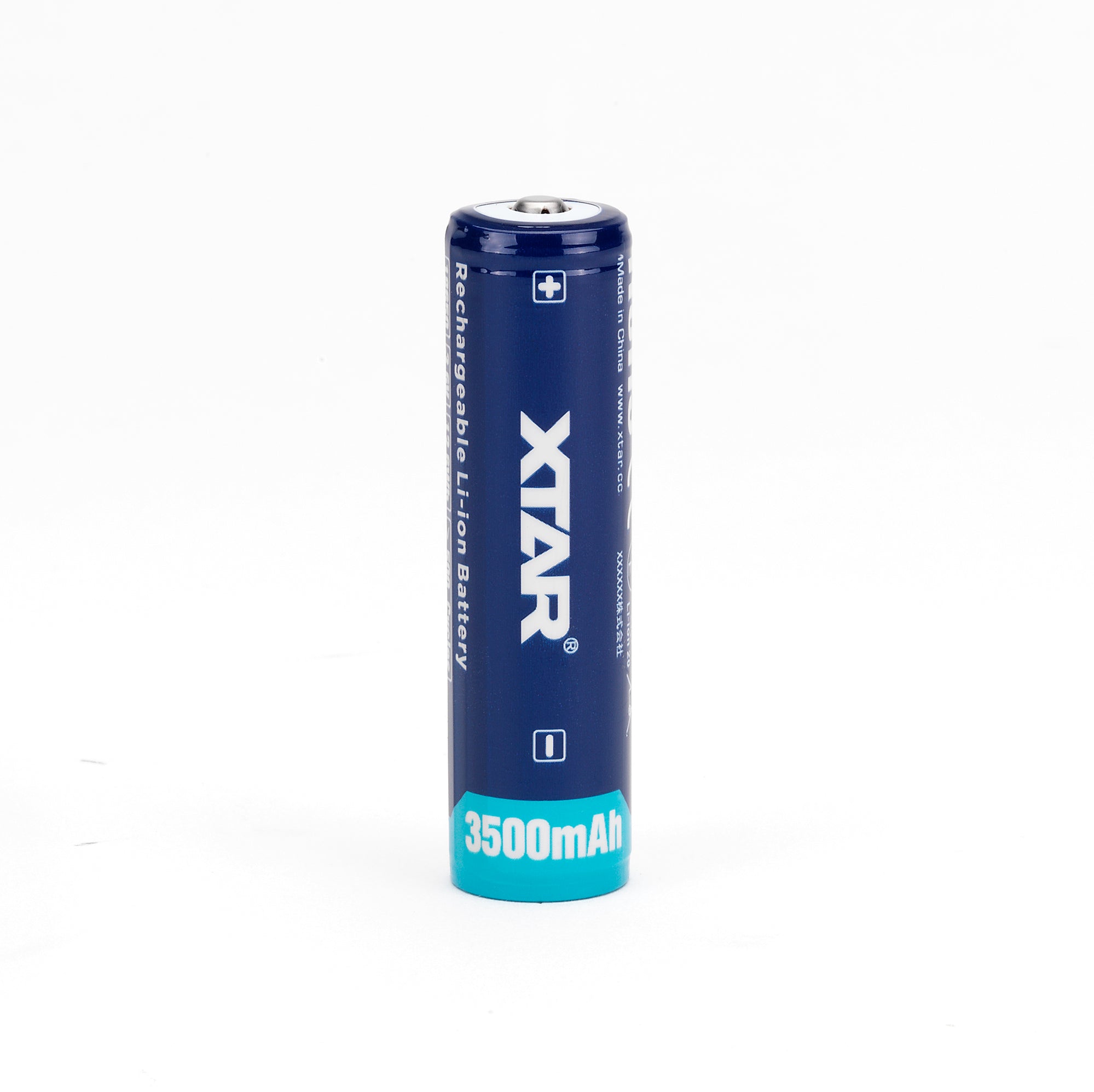 XTAR 18650 3500mAh 10A Battery - Protected Button Top