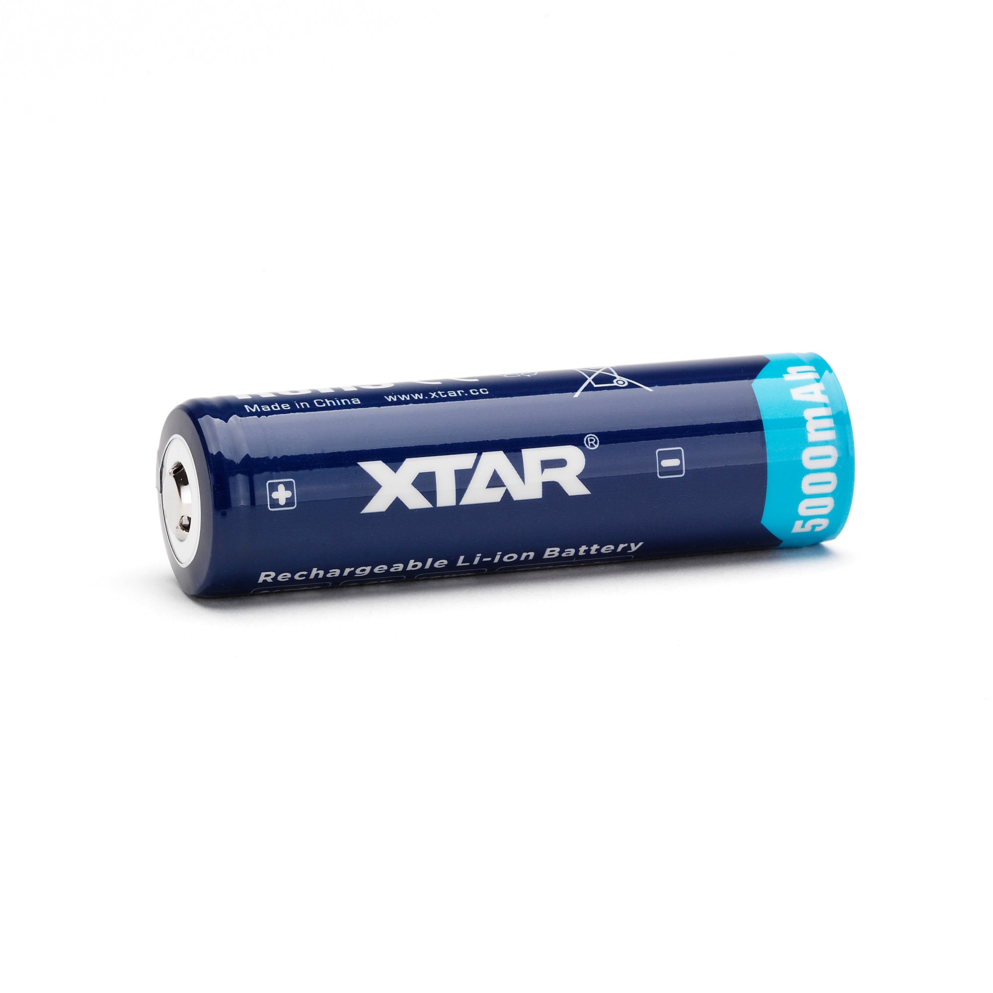 XTAR 21700 5000mAh 10A Battery - Protected Button Top