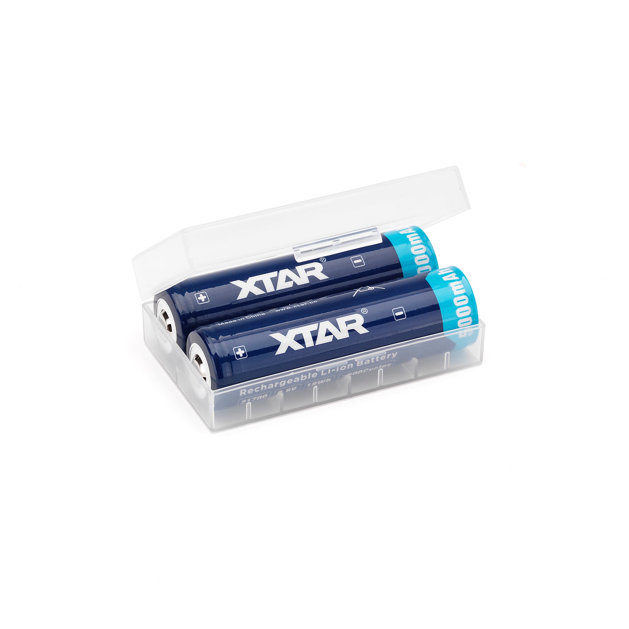 XTAR 21700 5000mAh 10A Battery - Protected Button Top