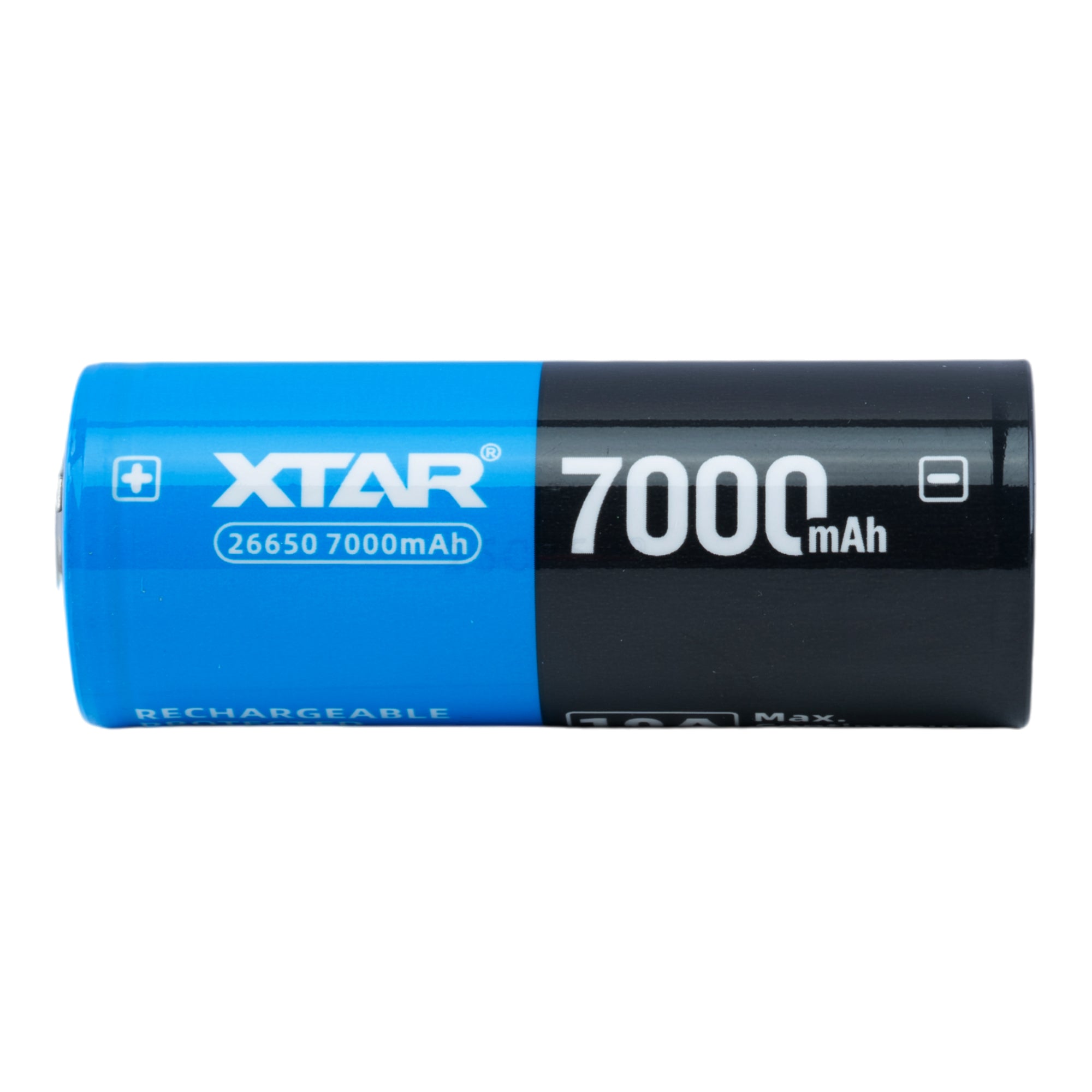 XTAR 3.6V 26650 7000mAh Li-ion Rechargeable Button-Top Cell