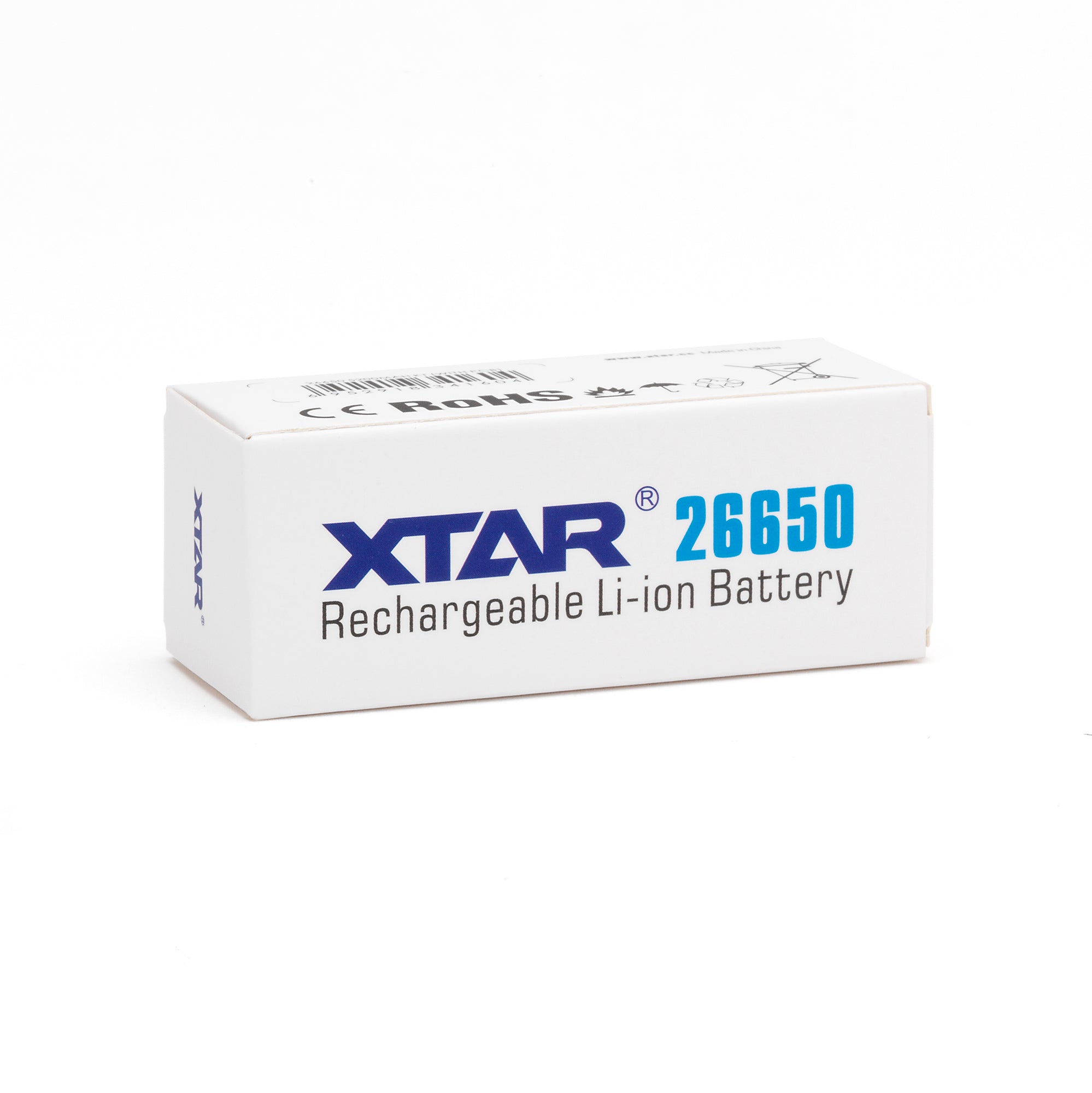 XTAR 26650 5200mAh Battery - Protected Button Top