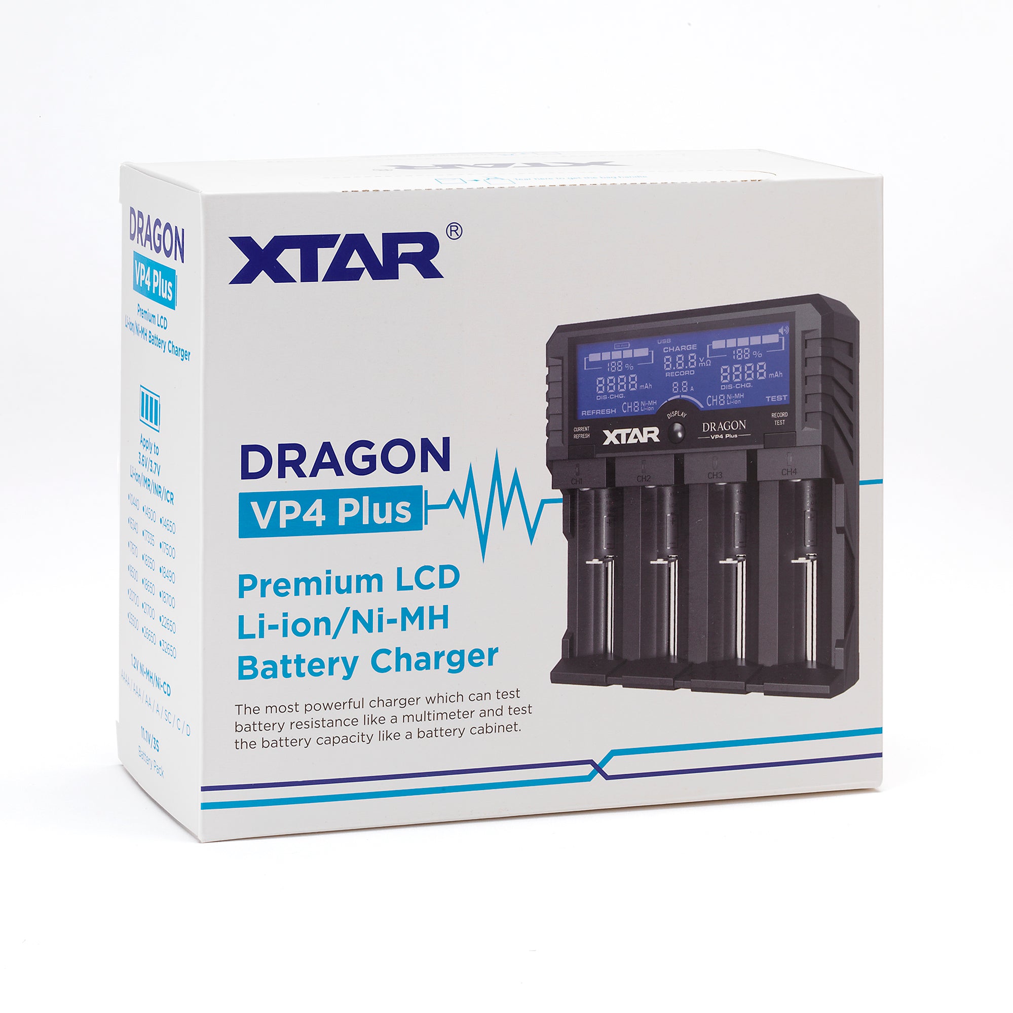 XTAR DRAGON VP4 Plus 4 Channel Digital Battery Charger