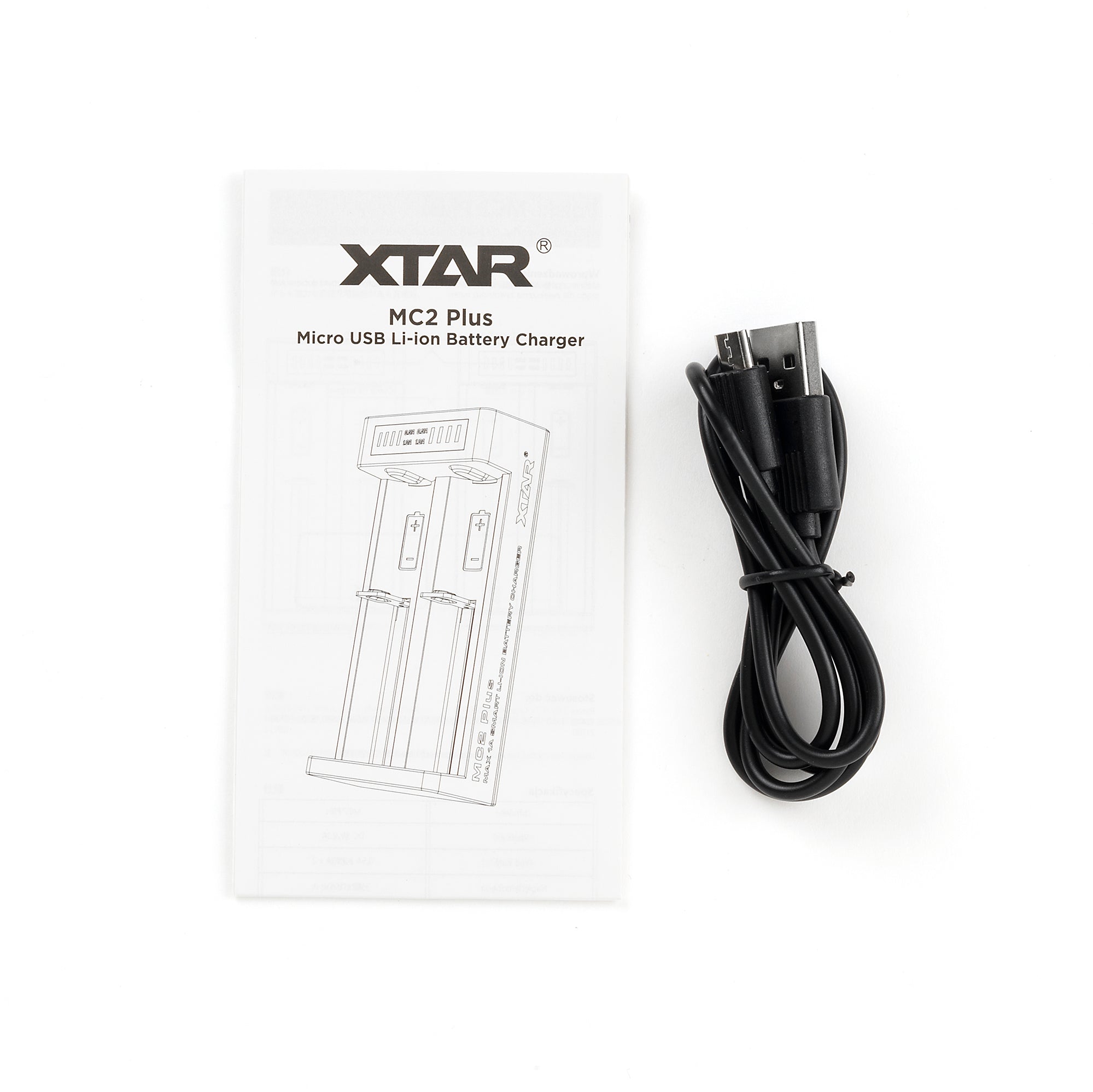 XTAR MC2 Plus Battery Charger - Compact, Efficient, and Safe Charging for H