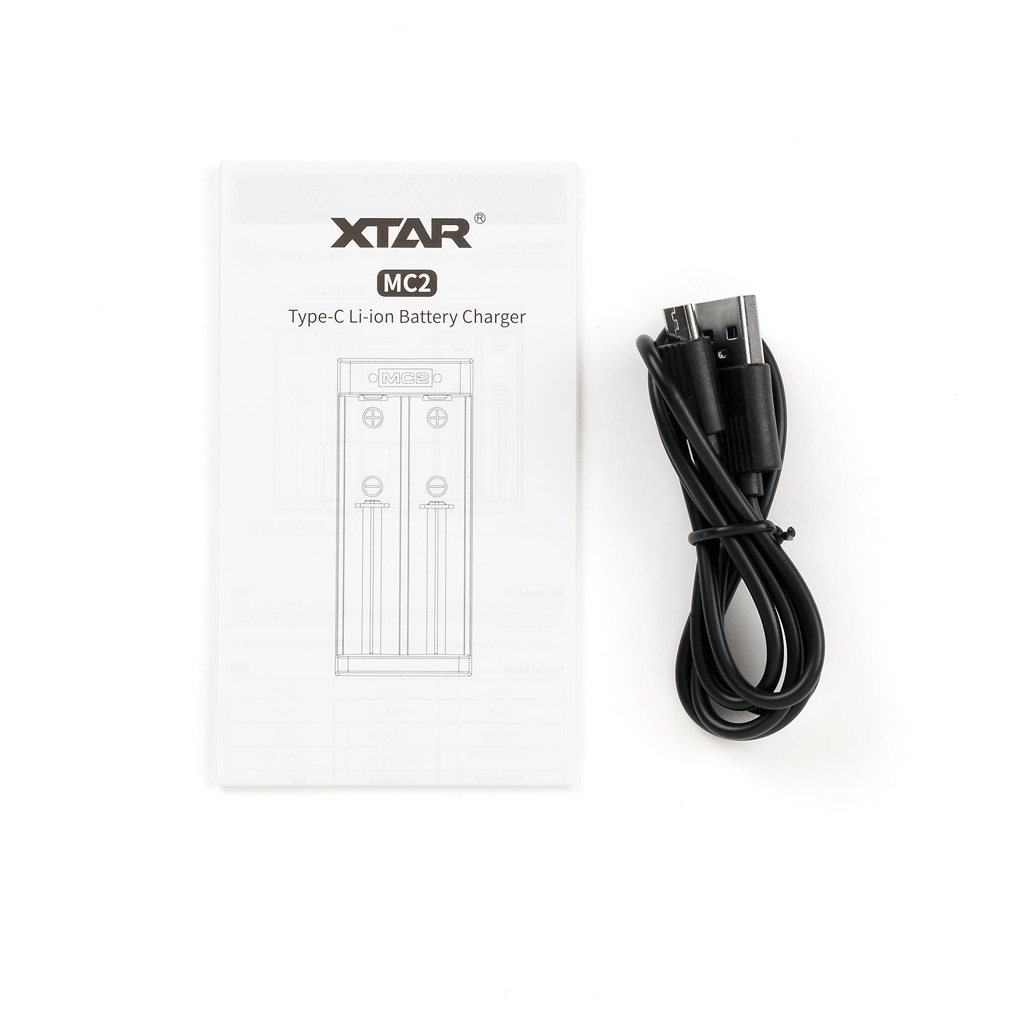 XTAR MC2 Battery Charger - Compact, Versatile, and Efficient Charging Solut