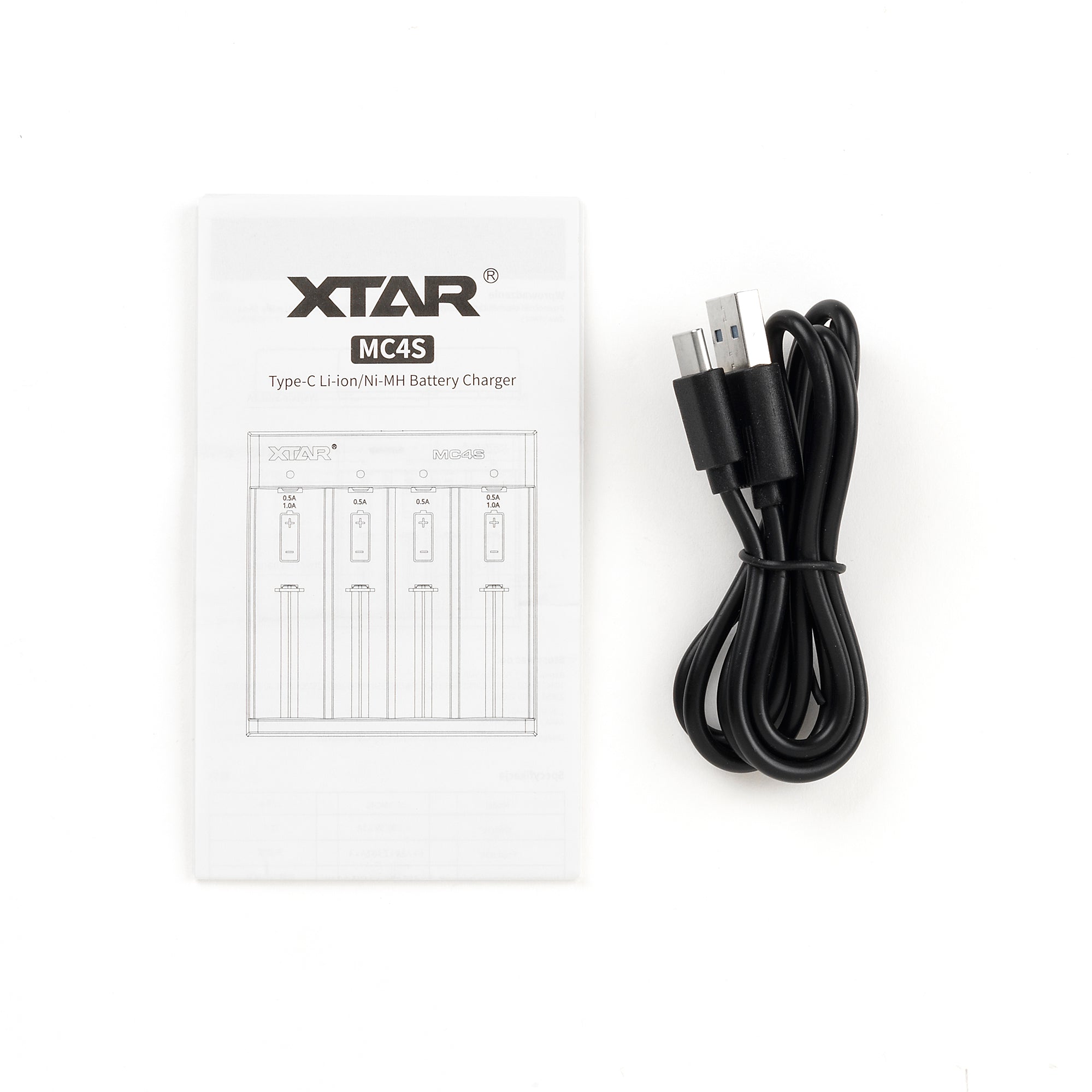 XTAR MC4S 4 Channel Battery Charger - Precision Charging for Diverse Batter