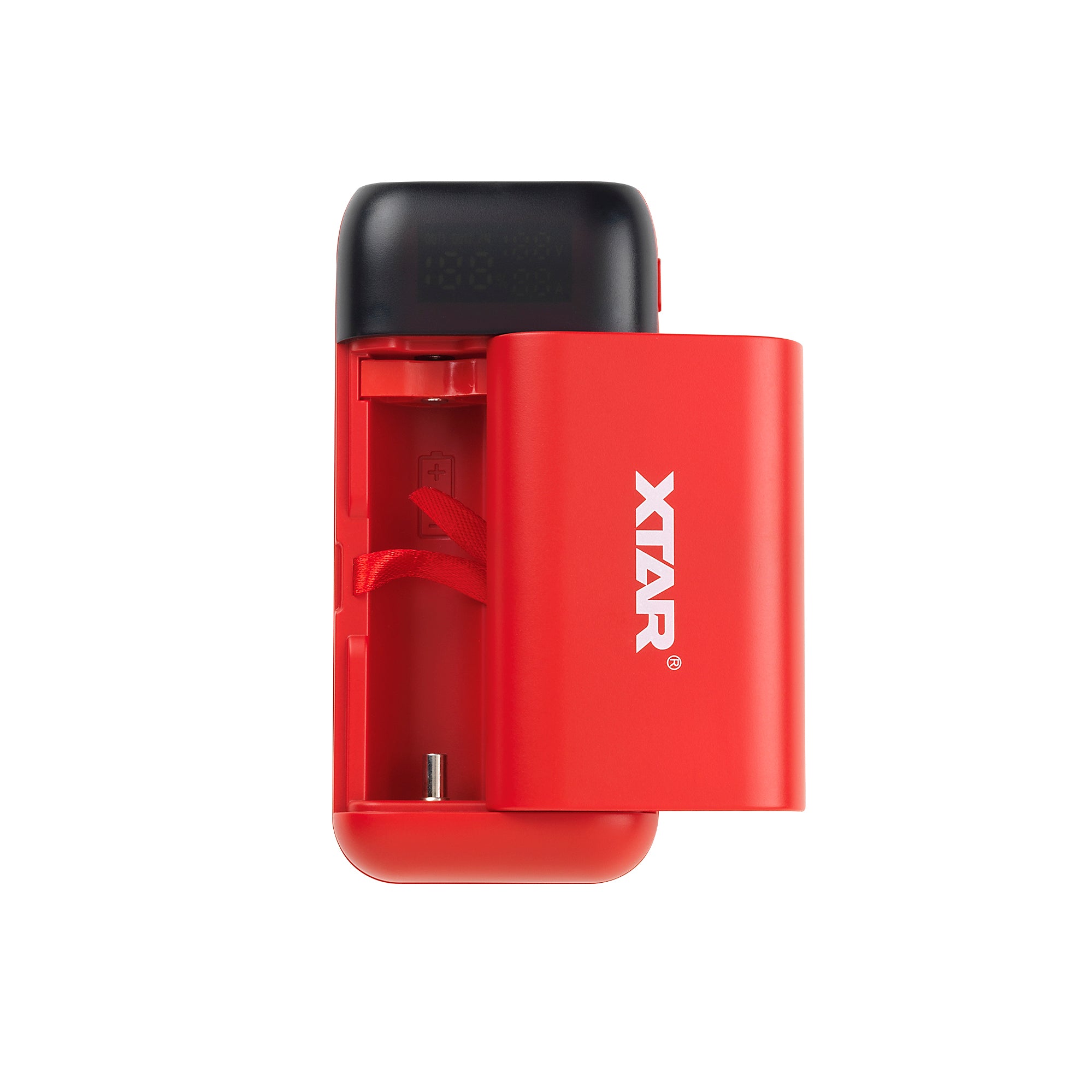 XTAR PB2SL Portable Power Bank Charger - Red